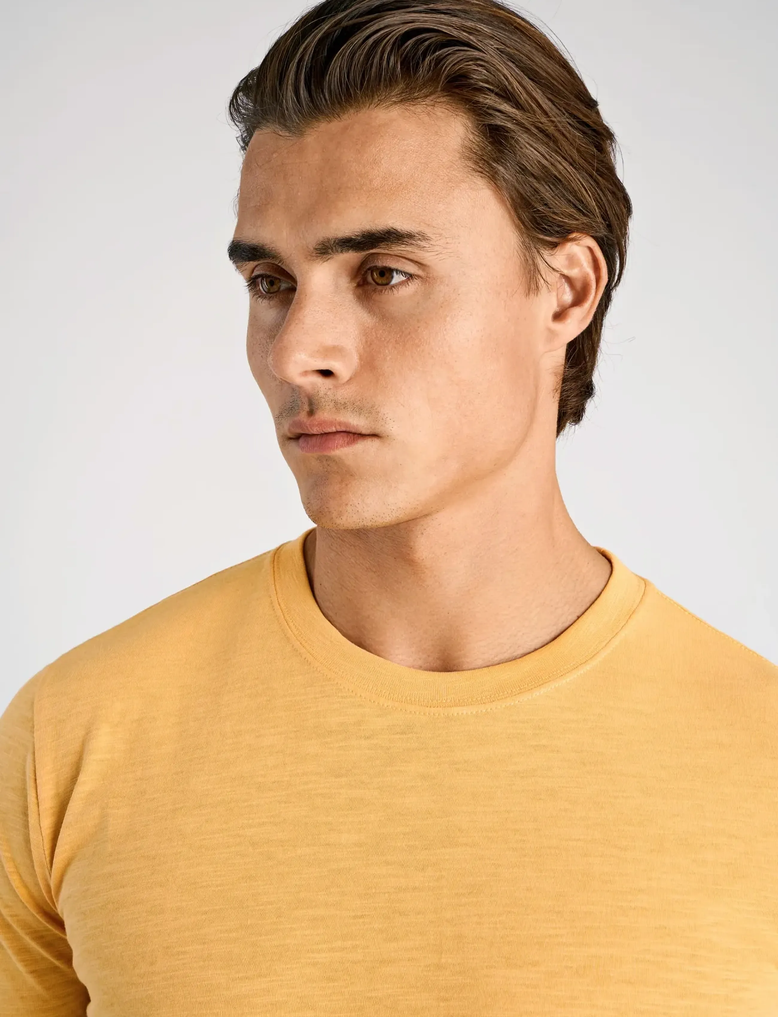 Organic Slub Yarn O-Neck Tee S/S 4