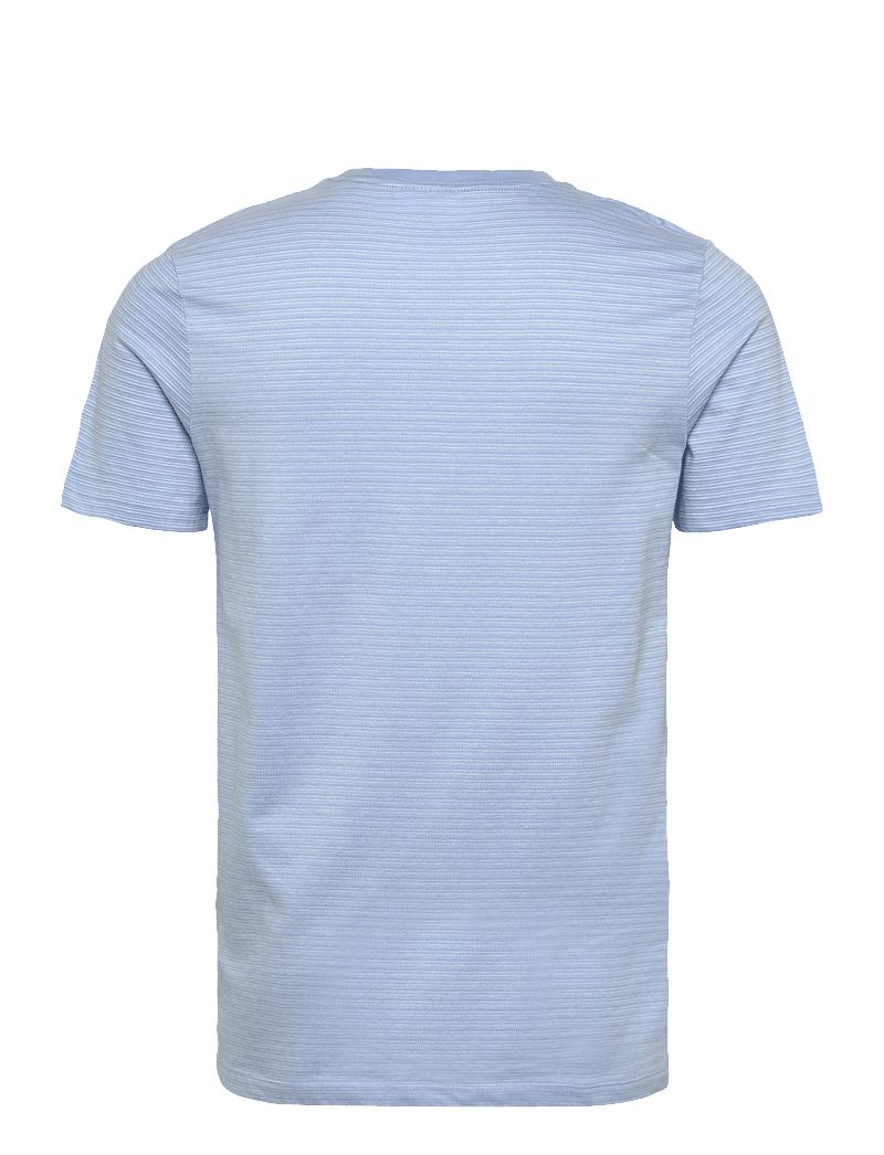 Lindbergh - Striped o-neck tee S/S - kurzärmelig - lt blue - 2