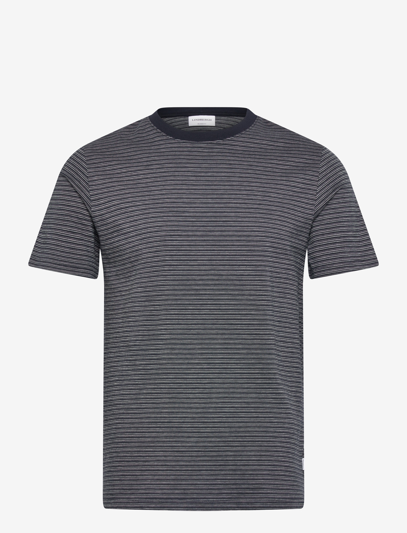 Lindbergh - Striped o-neck tee S/S - kurzärmelig - navy - 1