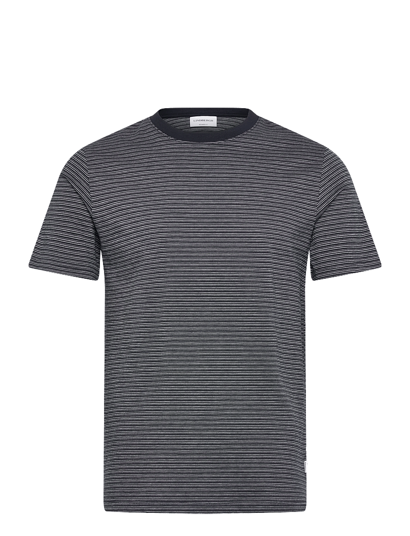Lindbergh - Striped o-neck tee S/S - kurzärmelig - navy - 1
