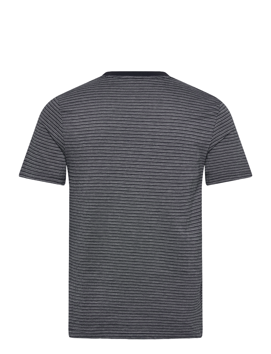 Lindbergh - Striped o-neck tee S/S - kurzärmelig - navy - 2