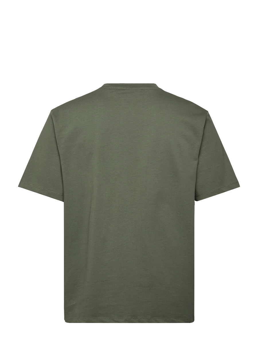 Lindbergh - O-neck tee oversize S/S - kurzärmelige t-shirts - army - 2