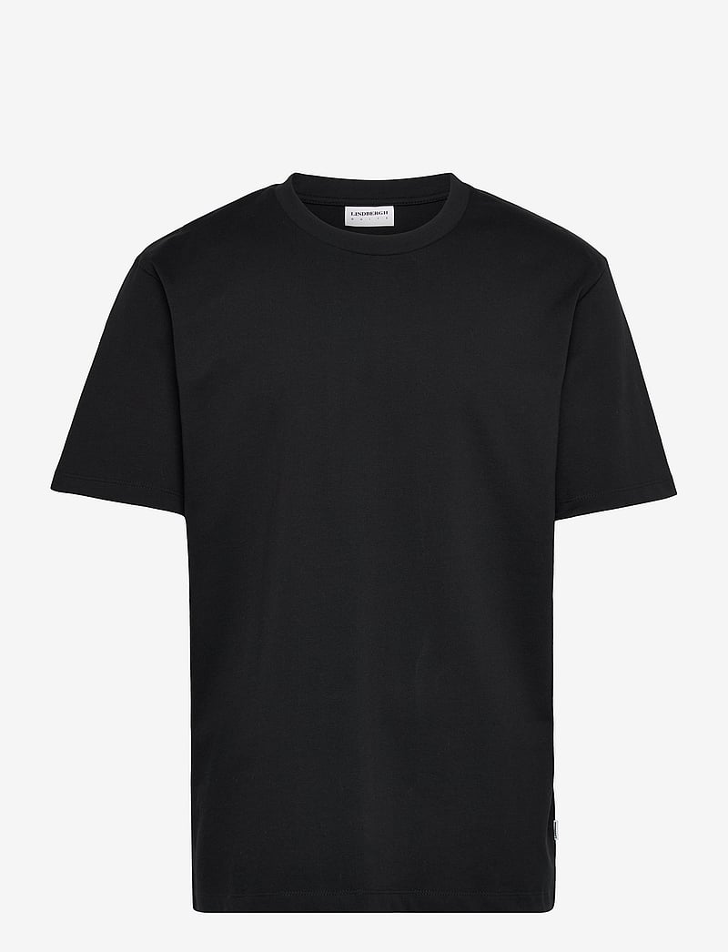 Lindbergh - O-neck tee oversize S/S - lühikeste varrukatega t-särgid - black - 1