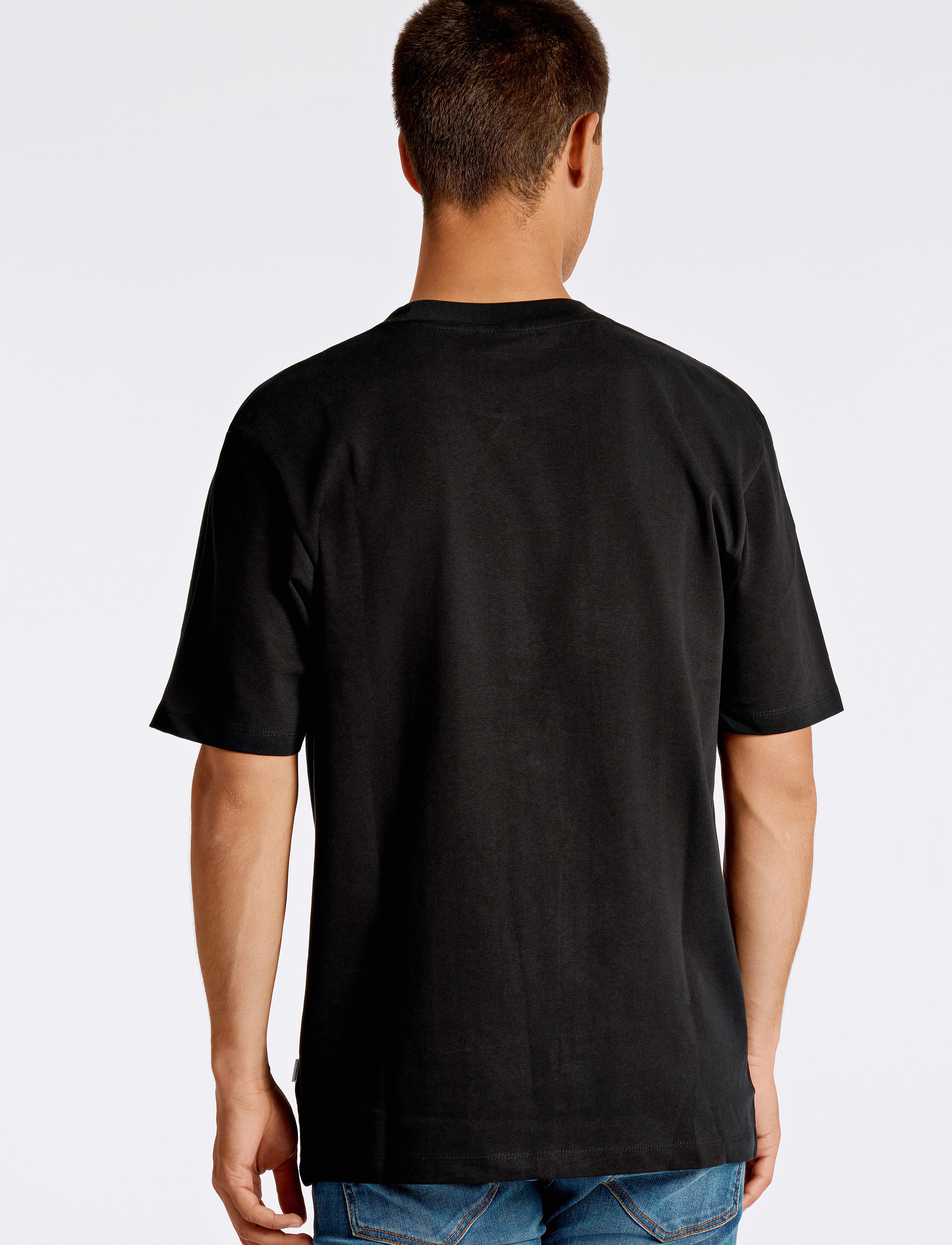 Lindbergh - O-neck tee oversize S/S - kurzärmelig - black - 3