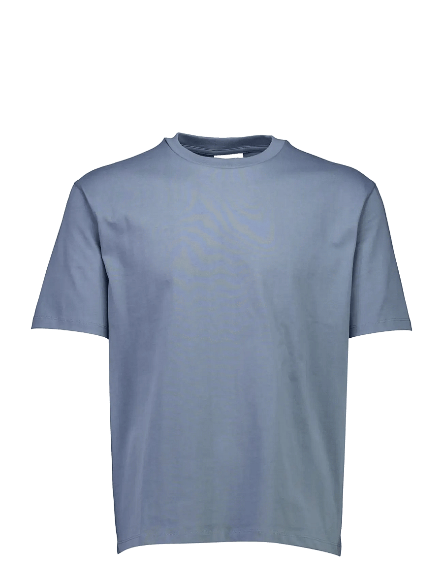 Lindbergh - O-neck tee oversize S/S - kurzärmelige t-shirts - blue grey - 1