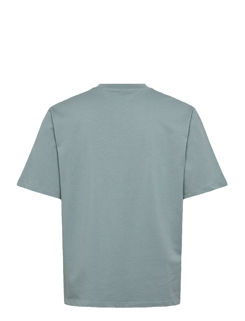 Lindbergh - O-neck tee oversize S/S - kurzärmelig - dk aqua - 2