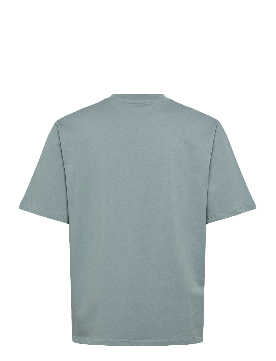 Lindbergh - O-neck tee oversize S/S - kurzärmelig - dk aqua - 2