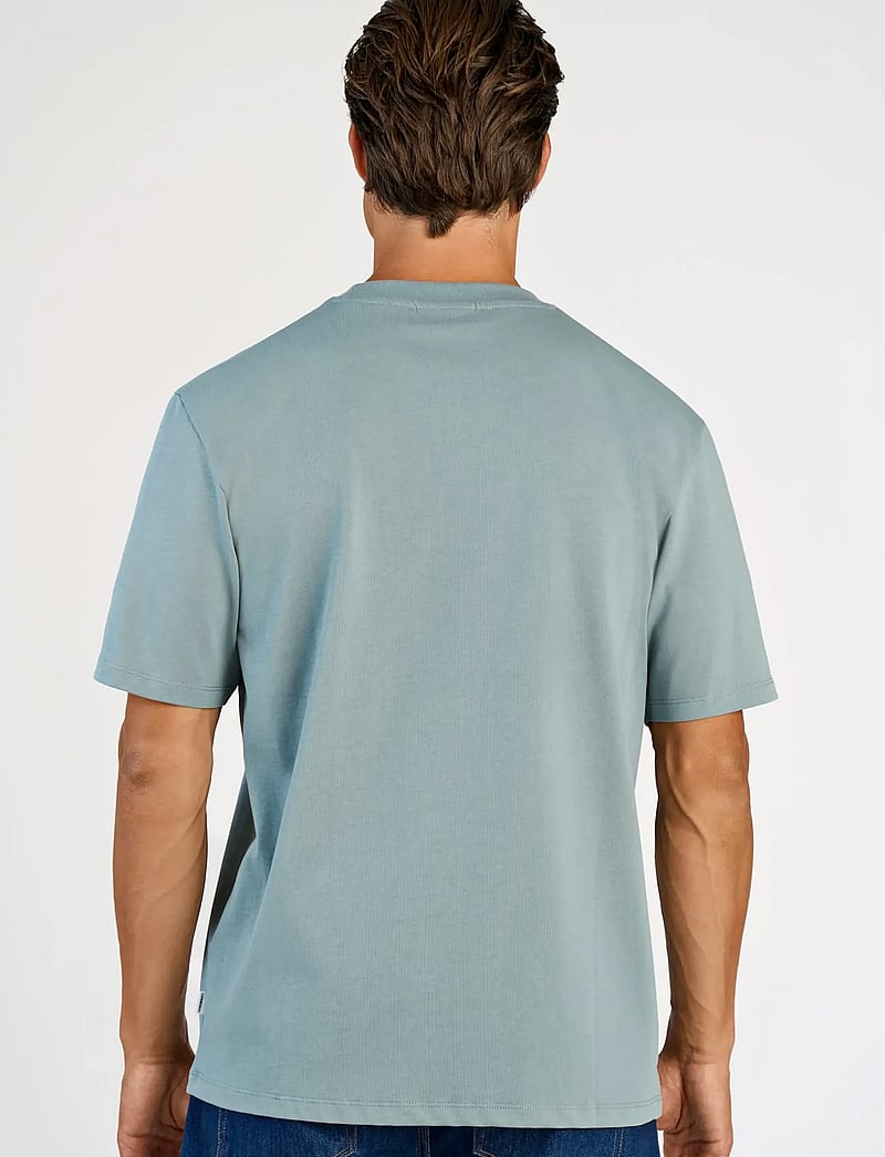 Lindbergh - O-neck tee oversize S/S - kurzärmelig - dk aqua - 4