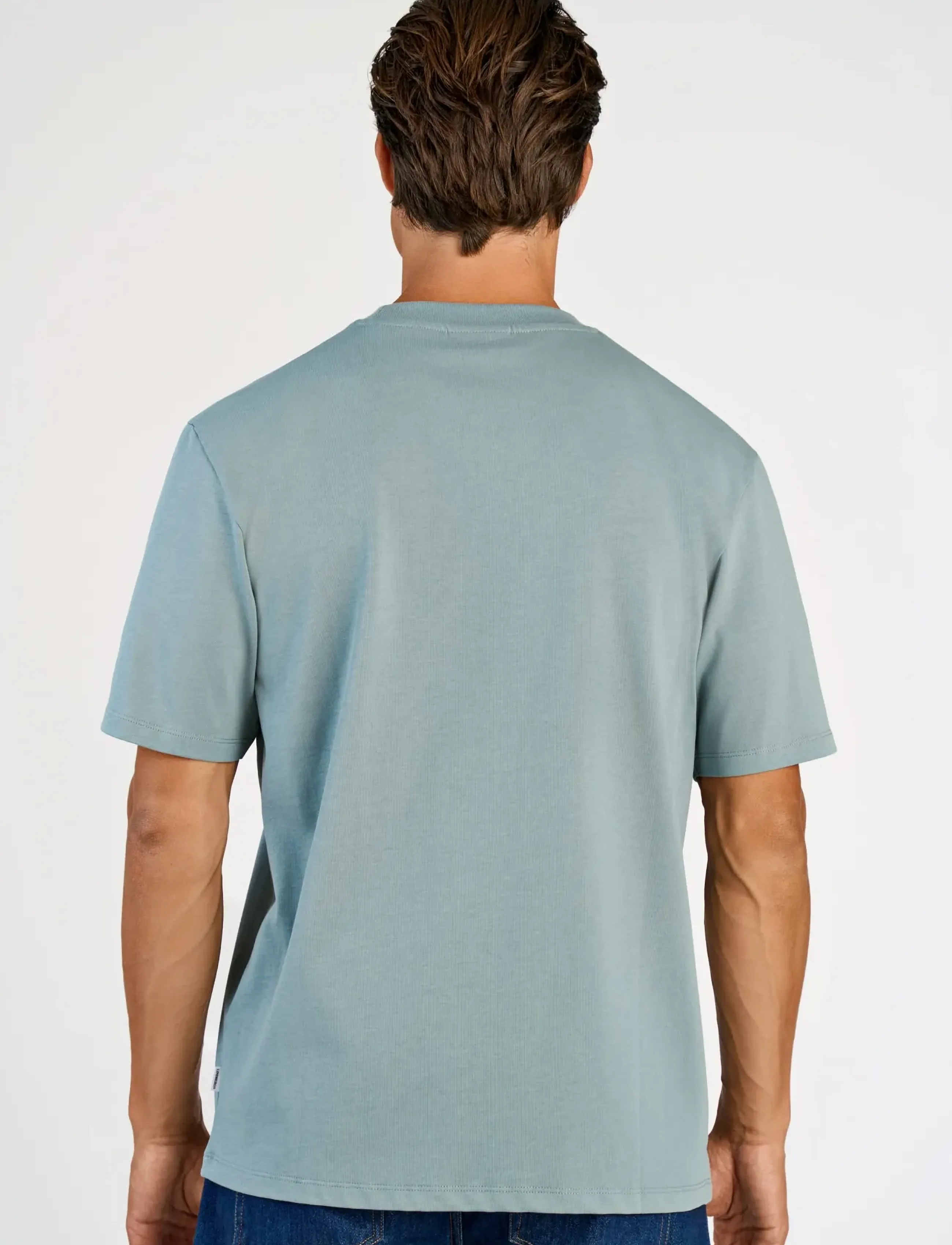 Lindbergh - O-neck tee oversize S/S - t-krekli ar īsām piedurknēm - dk aqua - 4