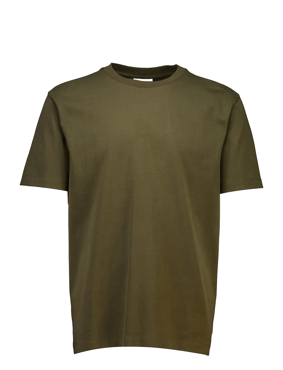 Lindbergh - O-neck tee oversize S/S - kurzärmelige t-shirts - dk brown - 1