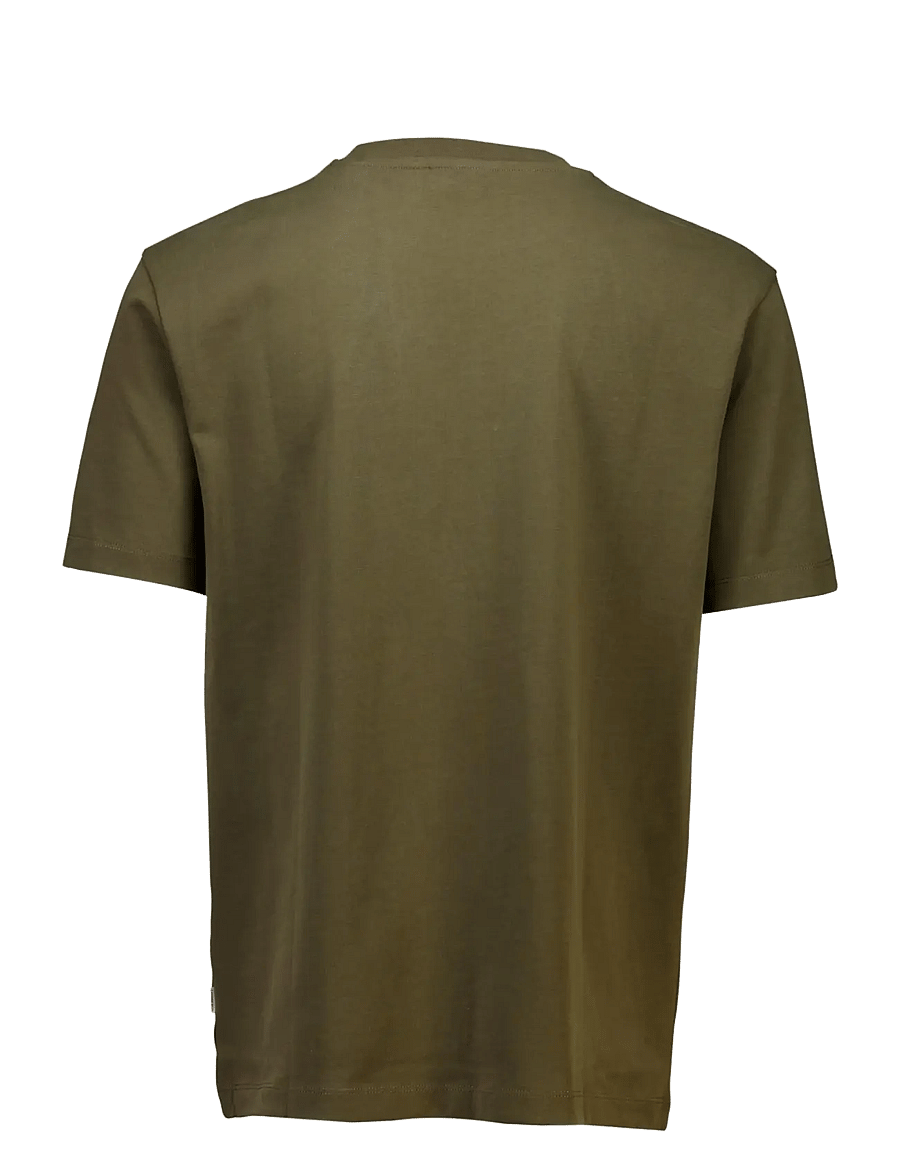 Lindbergh - O-neck tee oversize S/S - kurzärmelige t-shirts - dk brown - 2