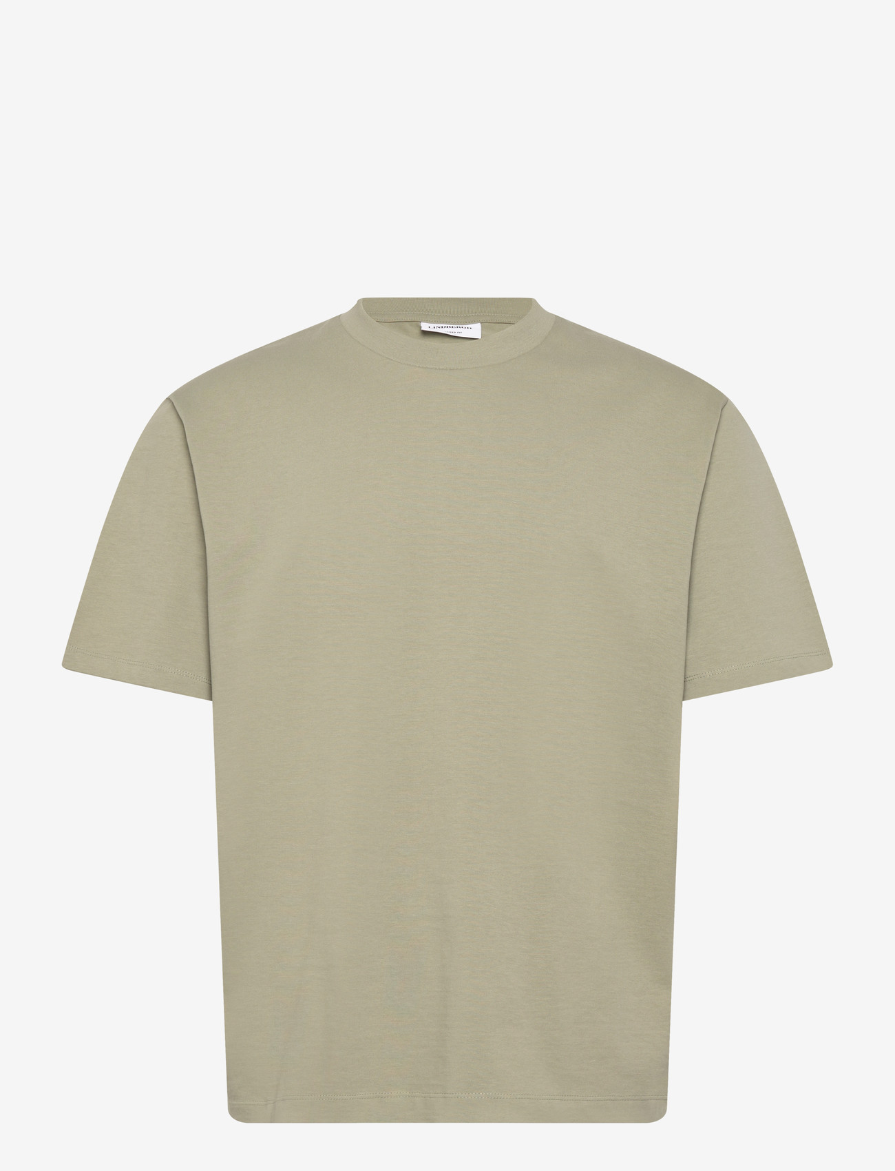 Lindbergh - O-neck tee oversize S/S - short-sleeved t-shirts - dusty olive - 1