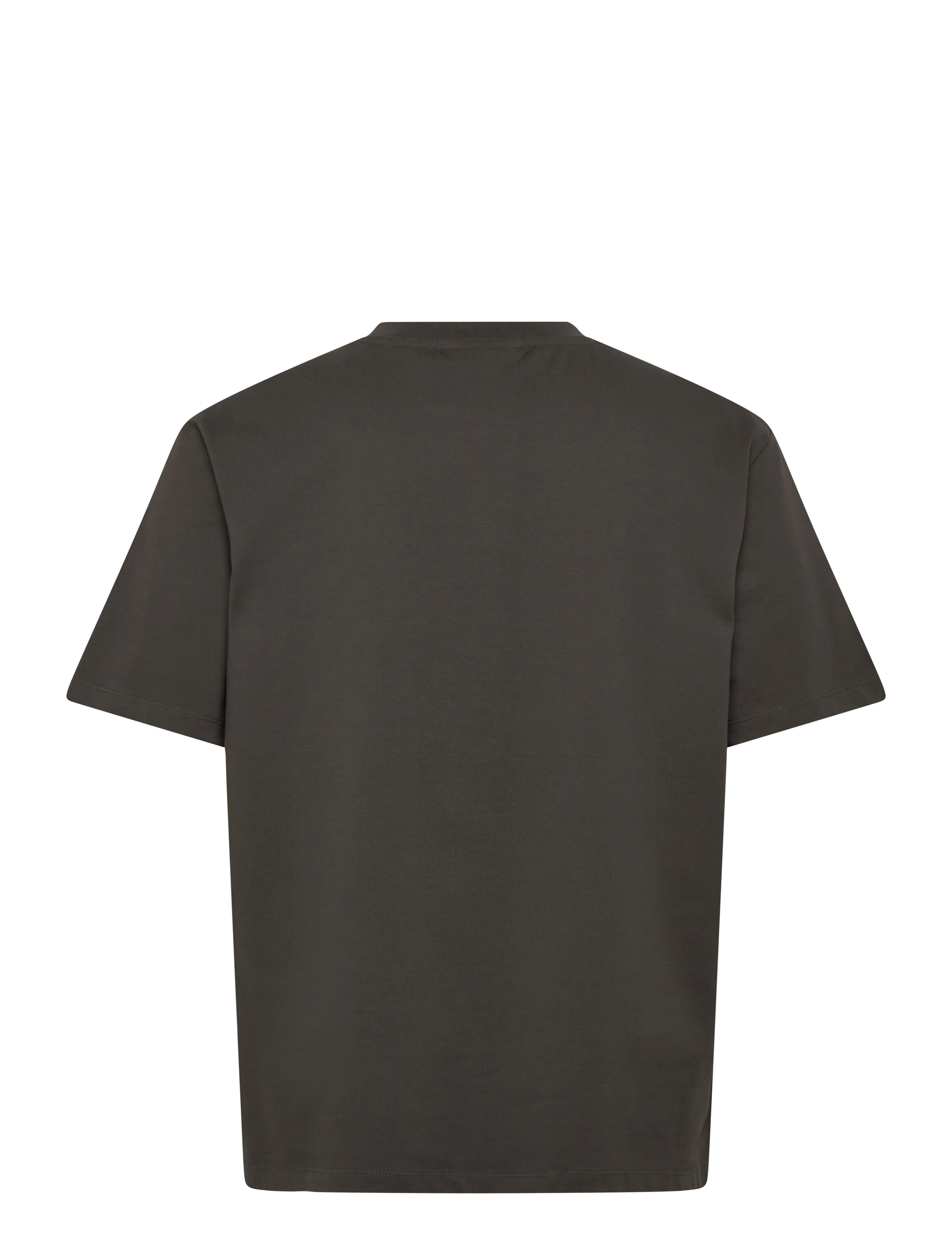 Lindbergh - O-neck tee oversize S/S - lühikeste varrukatega t-särgid - ebony brown - 2