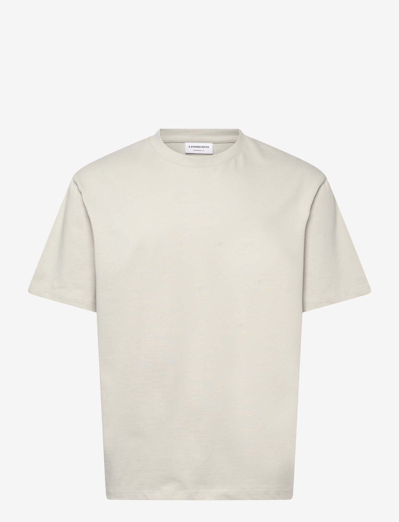 Lindbergh - O-neck tee oversize S/S - lühikeste varrukatega t-särgid - fair grey - 1