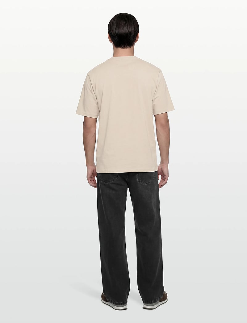 Lindbergh - O-neck tee oversize S/S - lühikeste varrukatega t-särgid - lt grey stone - 4
