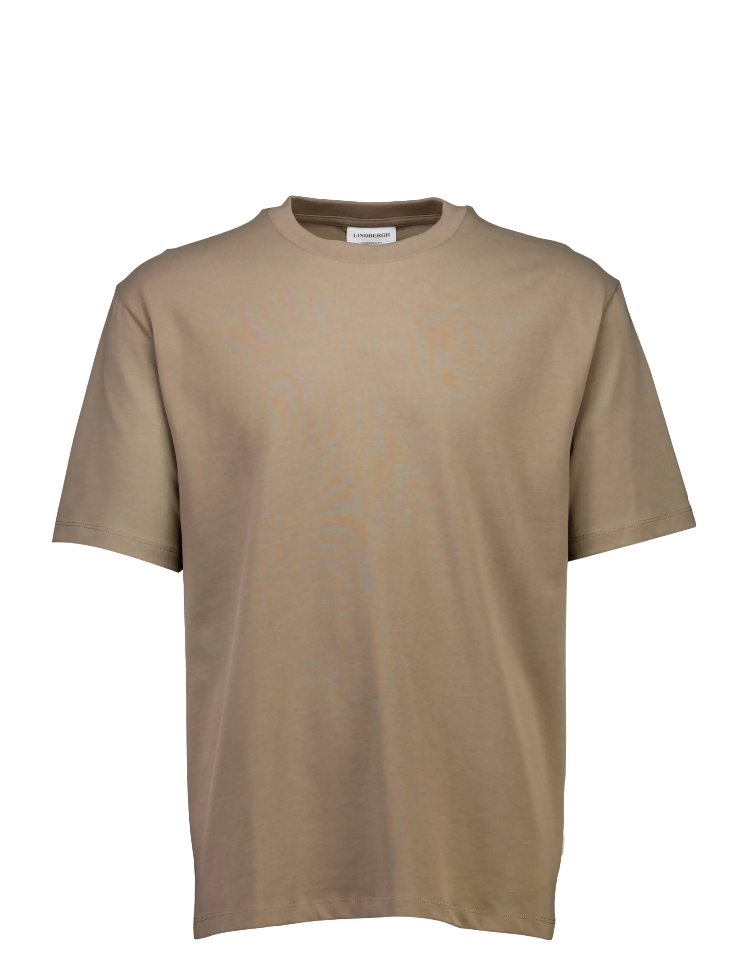 Lindbergh - O-neck tee oversize S/S - kortärmade t-shirts - mid stone - 1