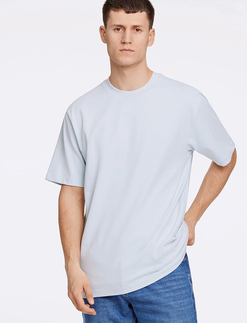 Lindbergh - O-neck tee oversize S/S - kurzärmelig - pastel blue - 0