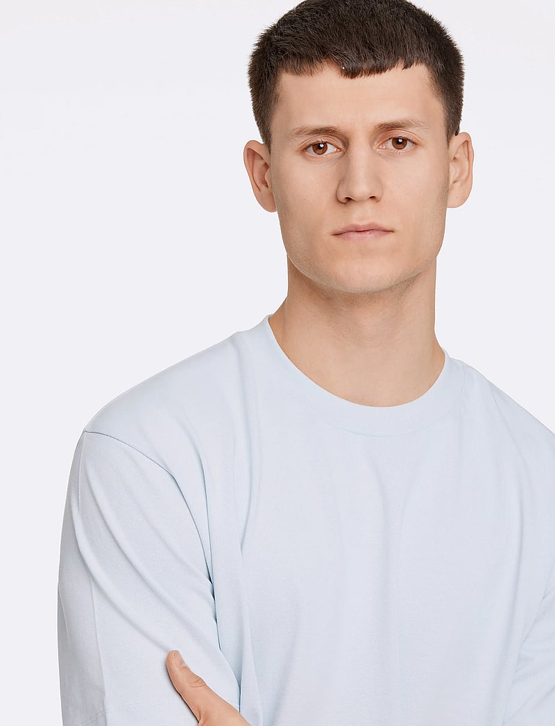 Lindbergh - O-neck tee oversize S/S - kurzärmelig - pastel blue - 5