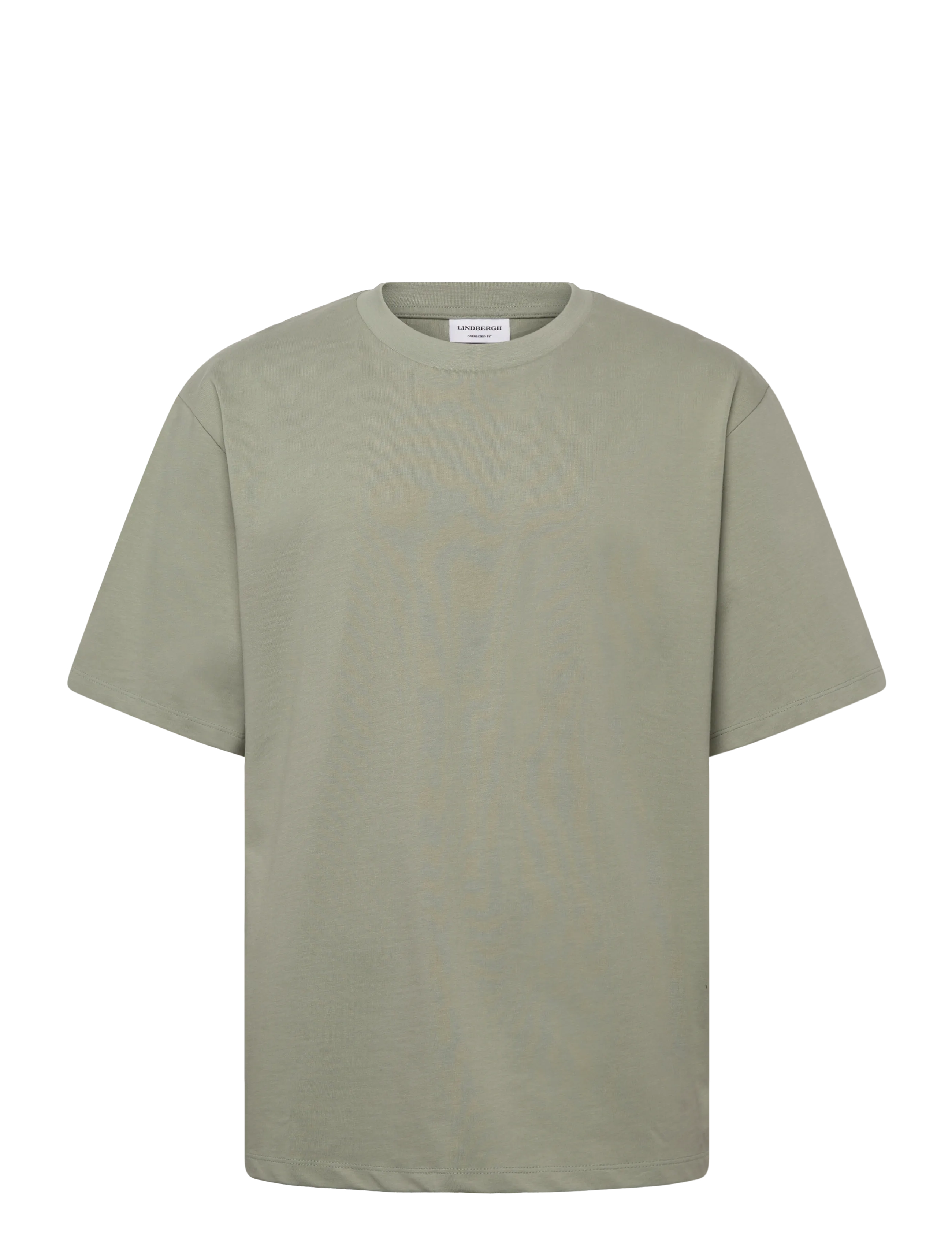 Lindbergh - O-neck tee oversize S/S - kurzärmelig - sage green - 1