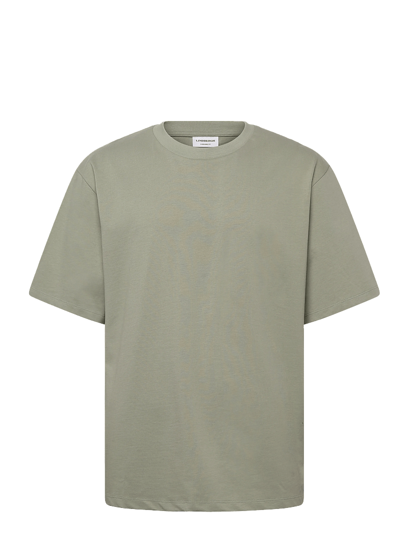 Lindbergh - O-neck tee oversize S/S - lühikeste varrukatega t-särgid - sage green - 1