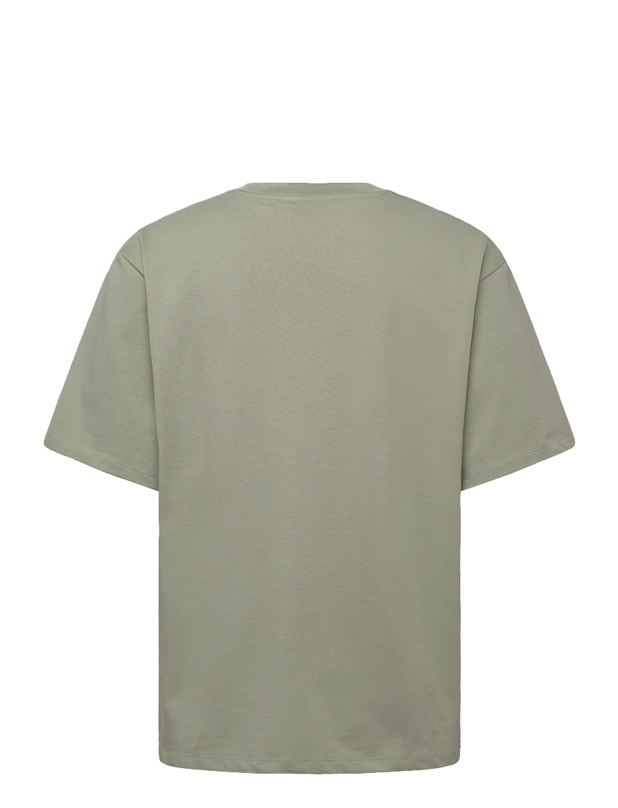 Lindbergh - O-neck tee oversize S/S - kurzärmelig - sage green - 2