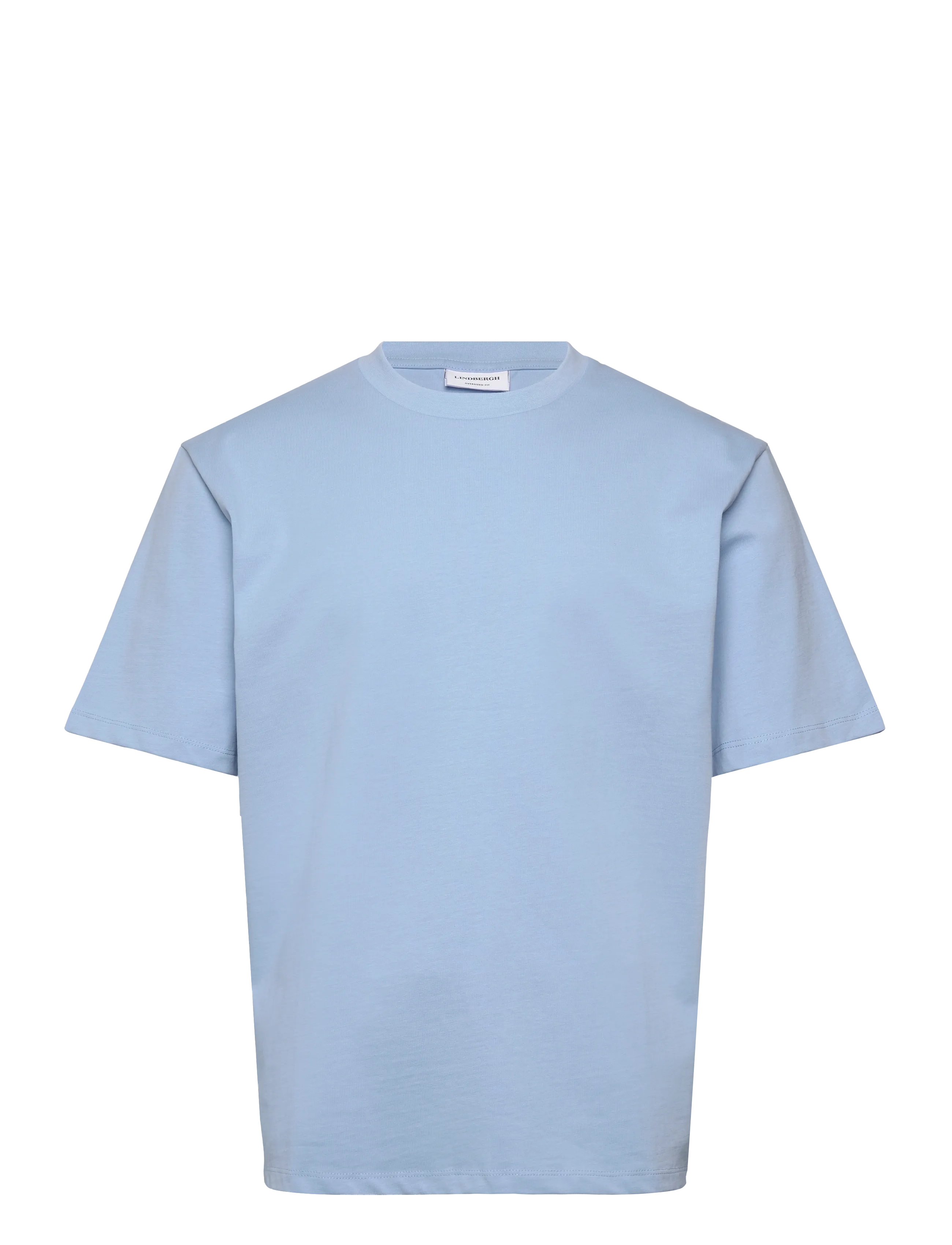 Lindbergh - O-neck tee oversize S/S - lägsta priserna - soft blue - 1