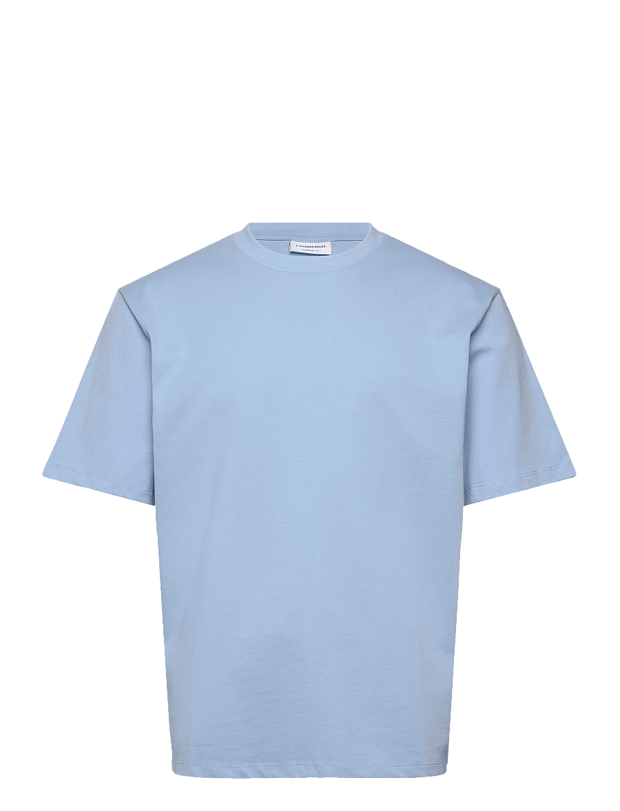 Lindbergh - O-neck tee oversize S/S - kurzärmelig - soft blue - 1