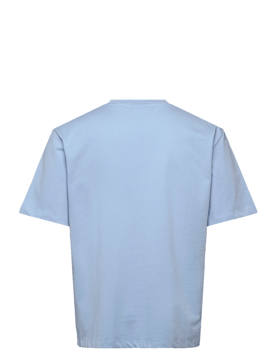 Lindbergh - O-neck tee oversize S/S - kurzärmelig - soft blue - 2