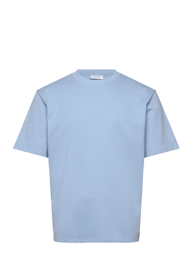 Lindbergh - O-neck tee oversize S/S - lühikeste varrukatega t-särgid - soft blue - 1