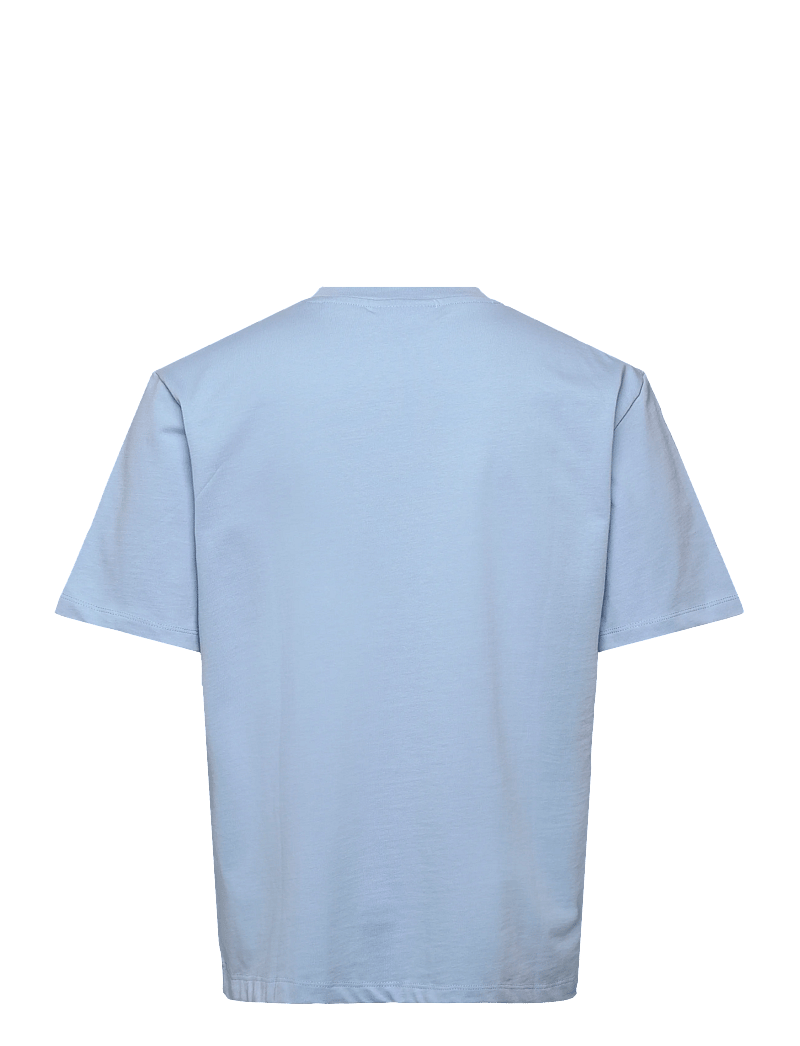 Lindbergh - O-neck tee oversize S/S - lühikeste varrukatega t-särgid - soft blue - 2