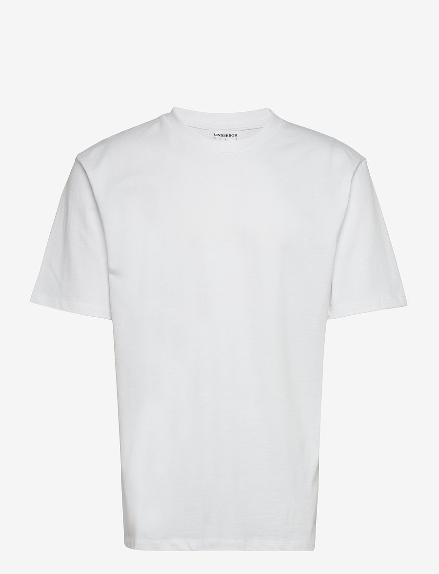 Lindbergh - O-neck tee oversize S/S - lühikeste varrukatega t-särgid - white - 1