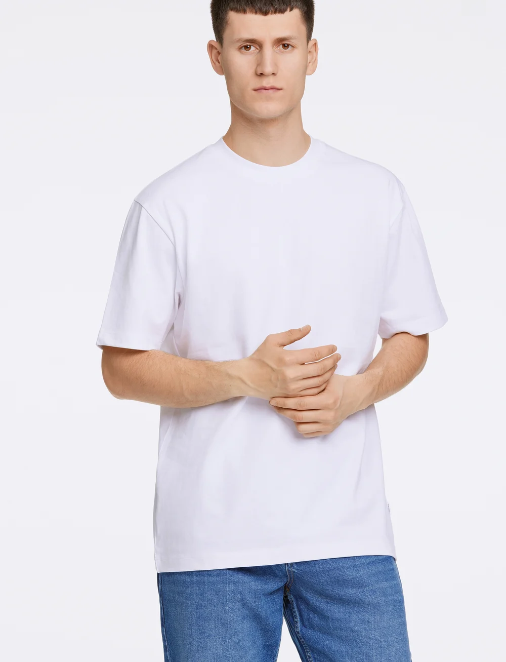 Lindbergh - O-neck tee oversize S/S - kurzärmelig - white - 0
