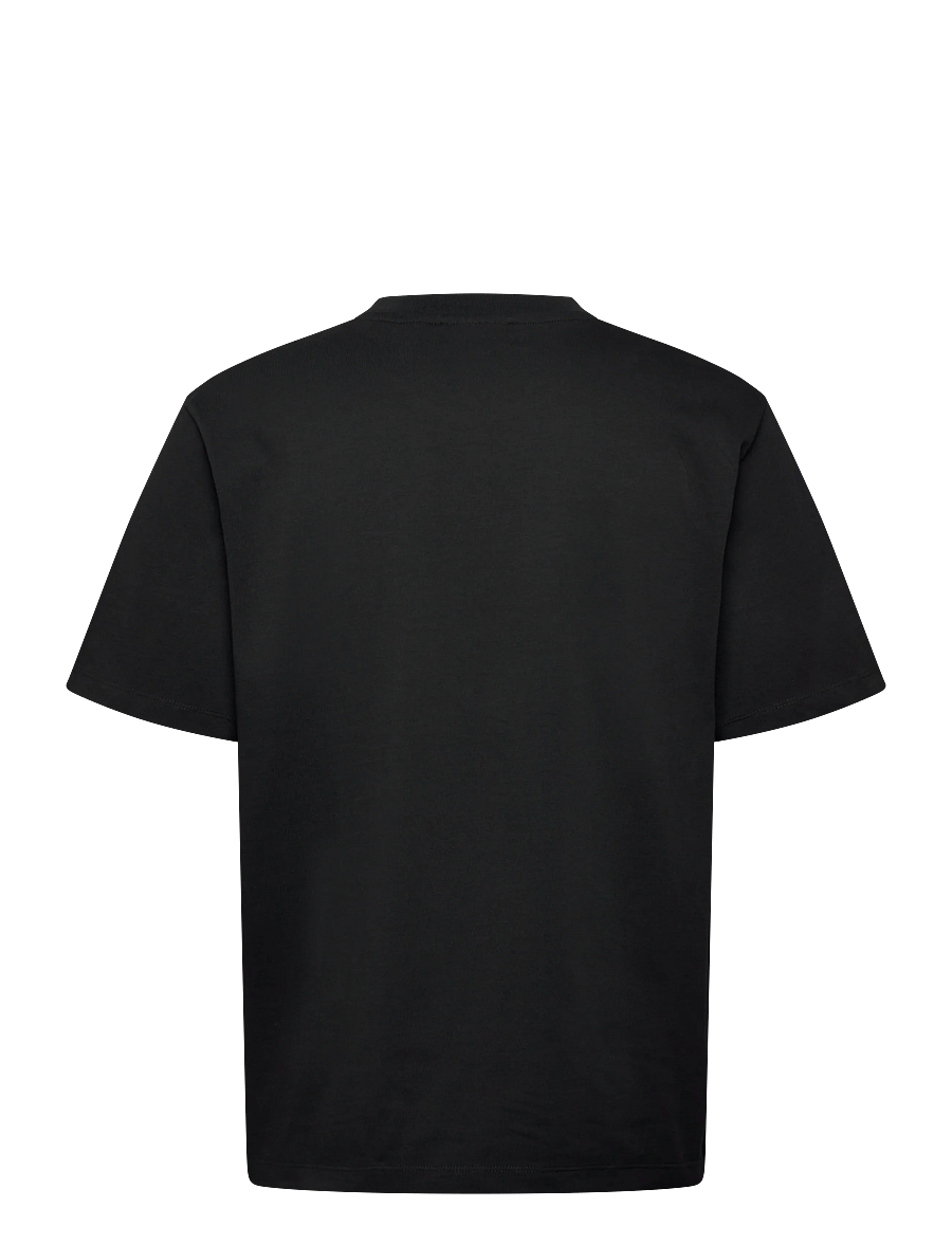 Lindbergh - Oversized o-neck signature tee S/S - kurzärmelige t-shirts - black - 2