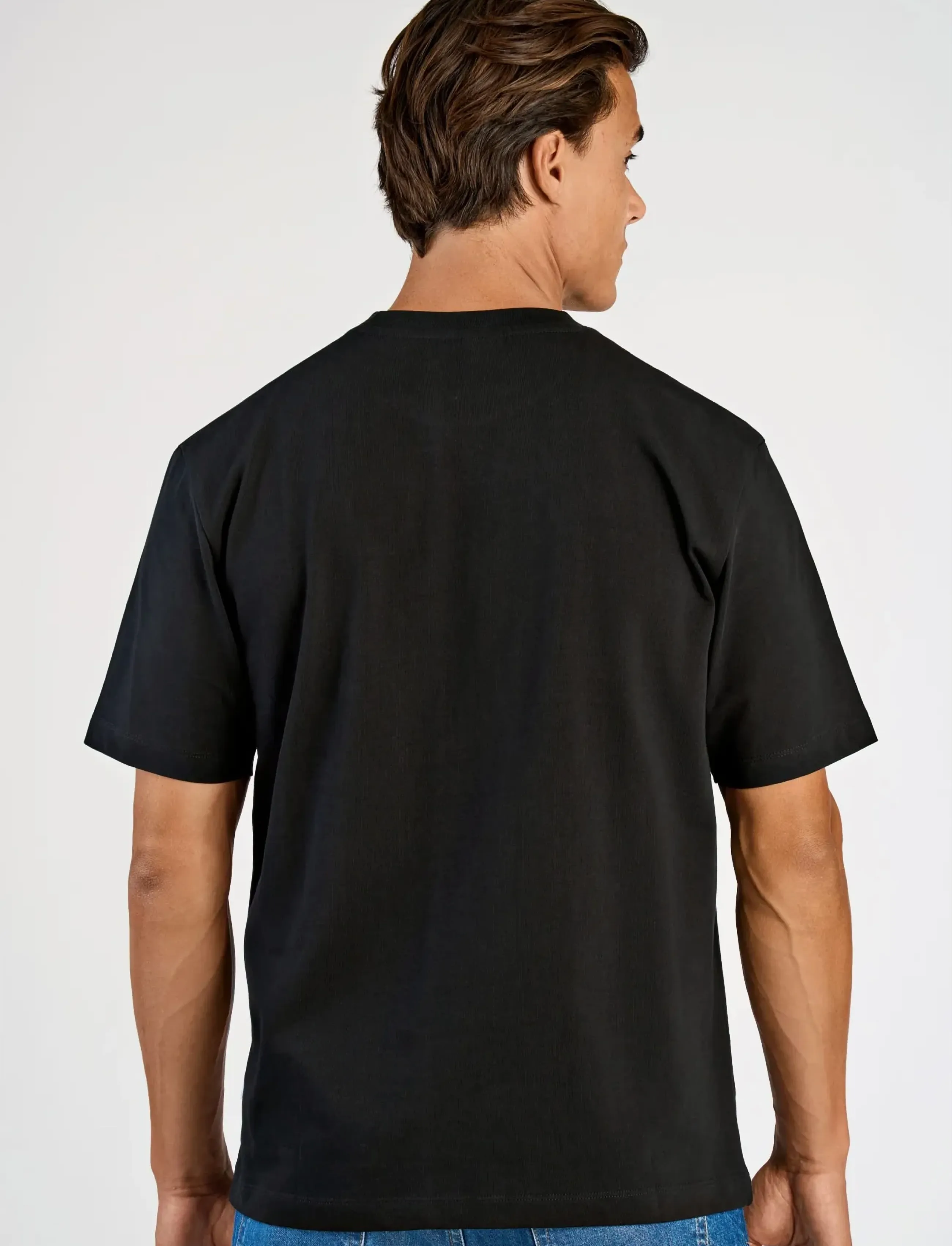 Lindbergh - Oversized o-neck signature tee S/S - kurzärmelig - black - 4