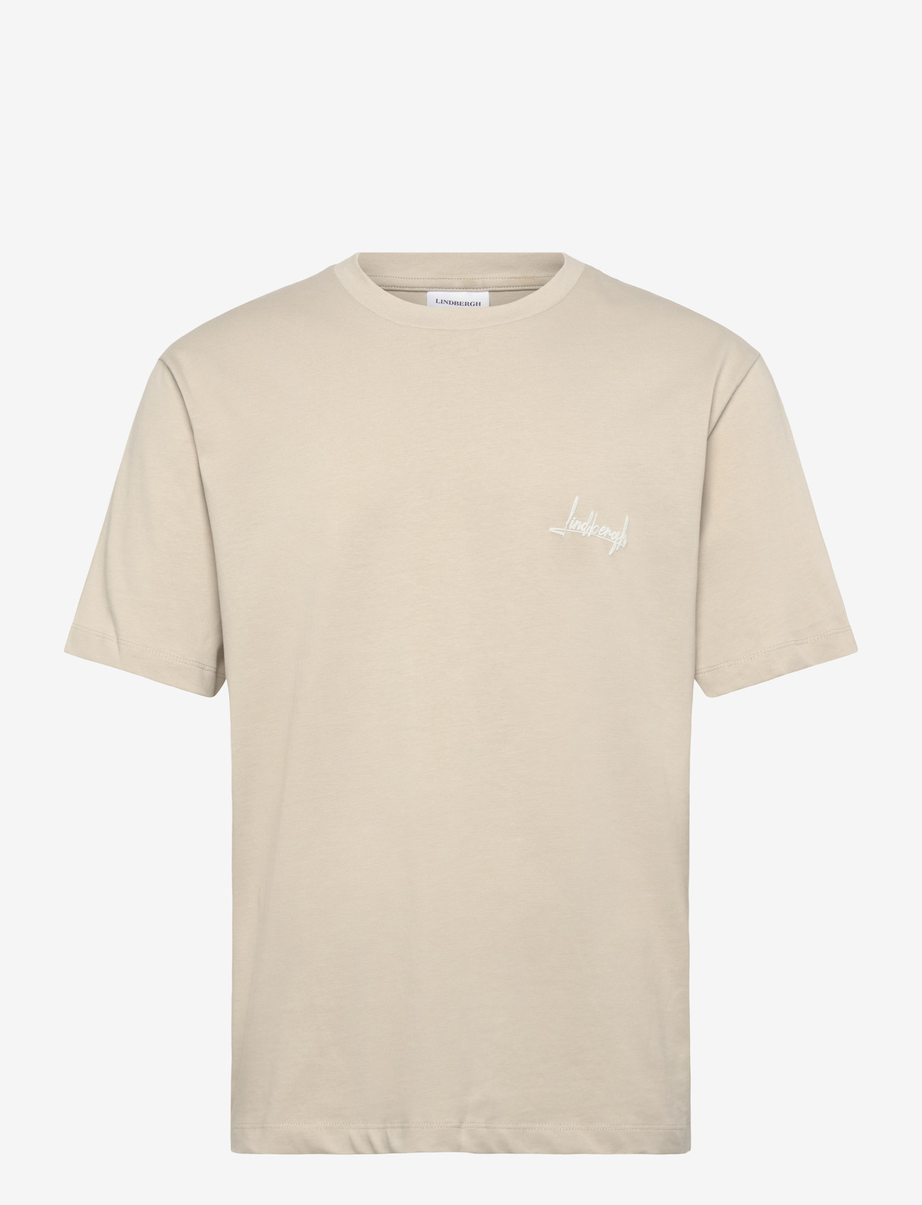 Lindbergh - Oversized o-neck signature tee S/S - lühikeste varrukatega t-särgid - lt grey stone - 1