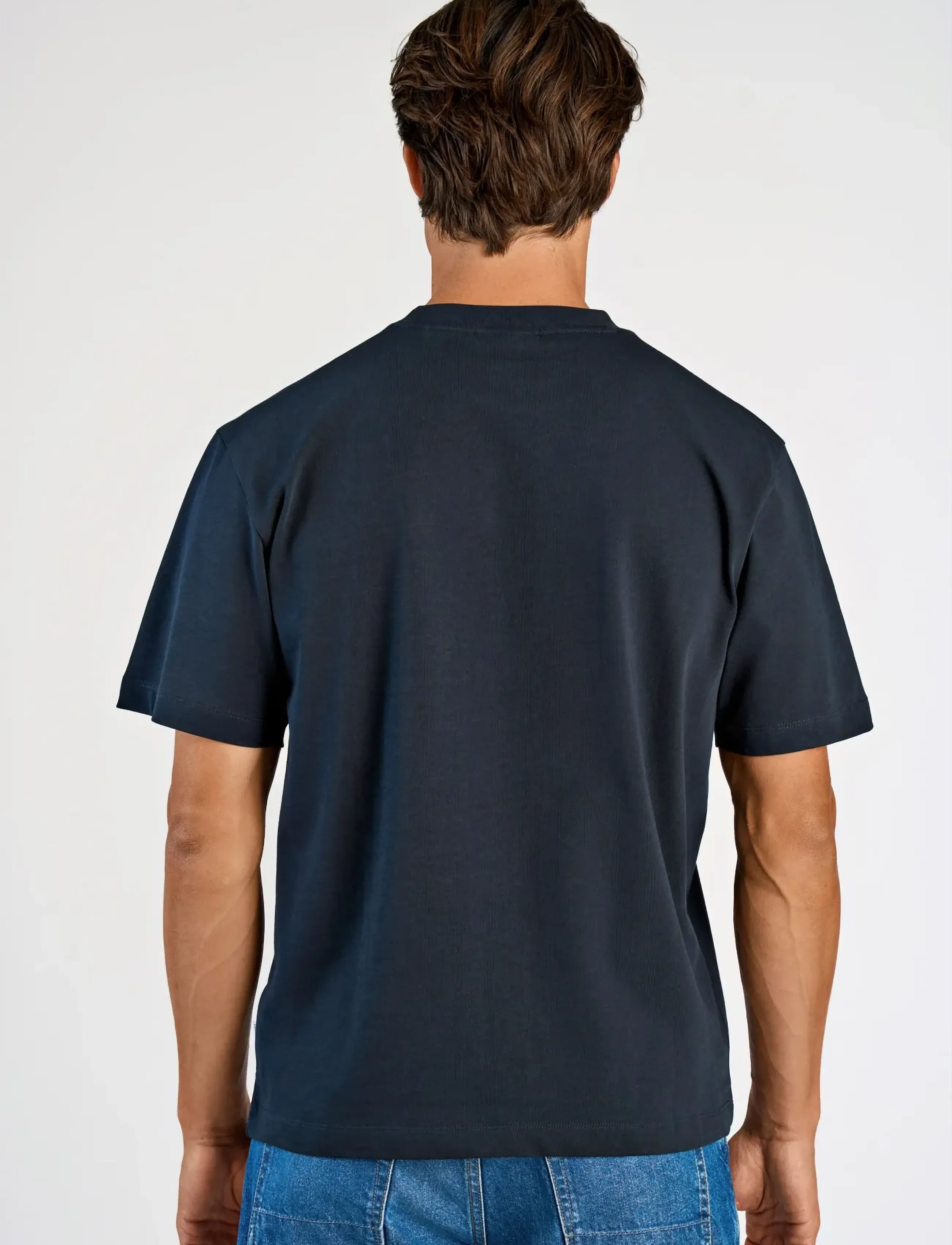 Lindbergh - Oversized o-neck signature tee S/S - kurzärmelig - navy - 4