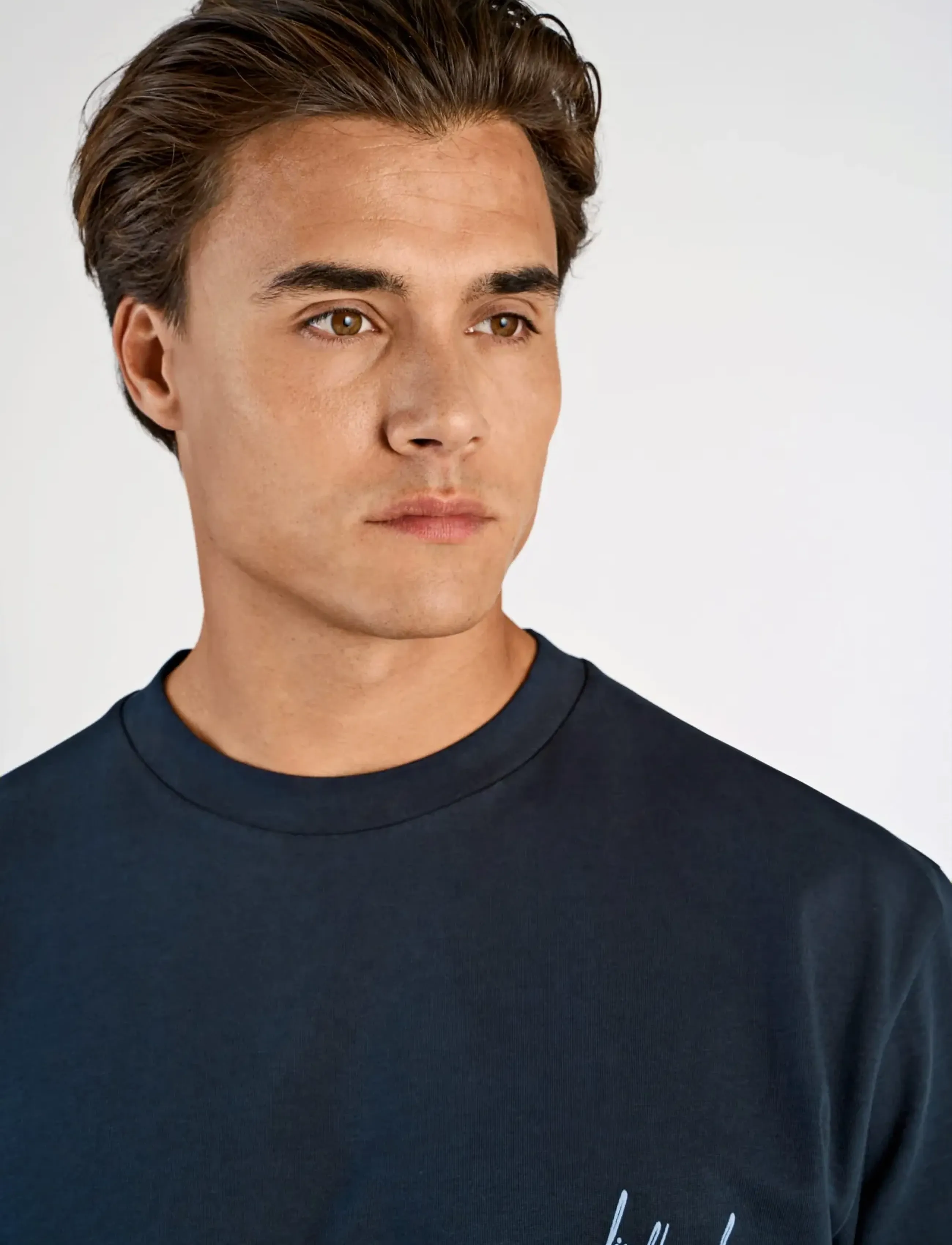 Lindbergh - Oversized o-neck signature tee S/S - kurzärmelig - navy - 5