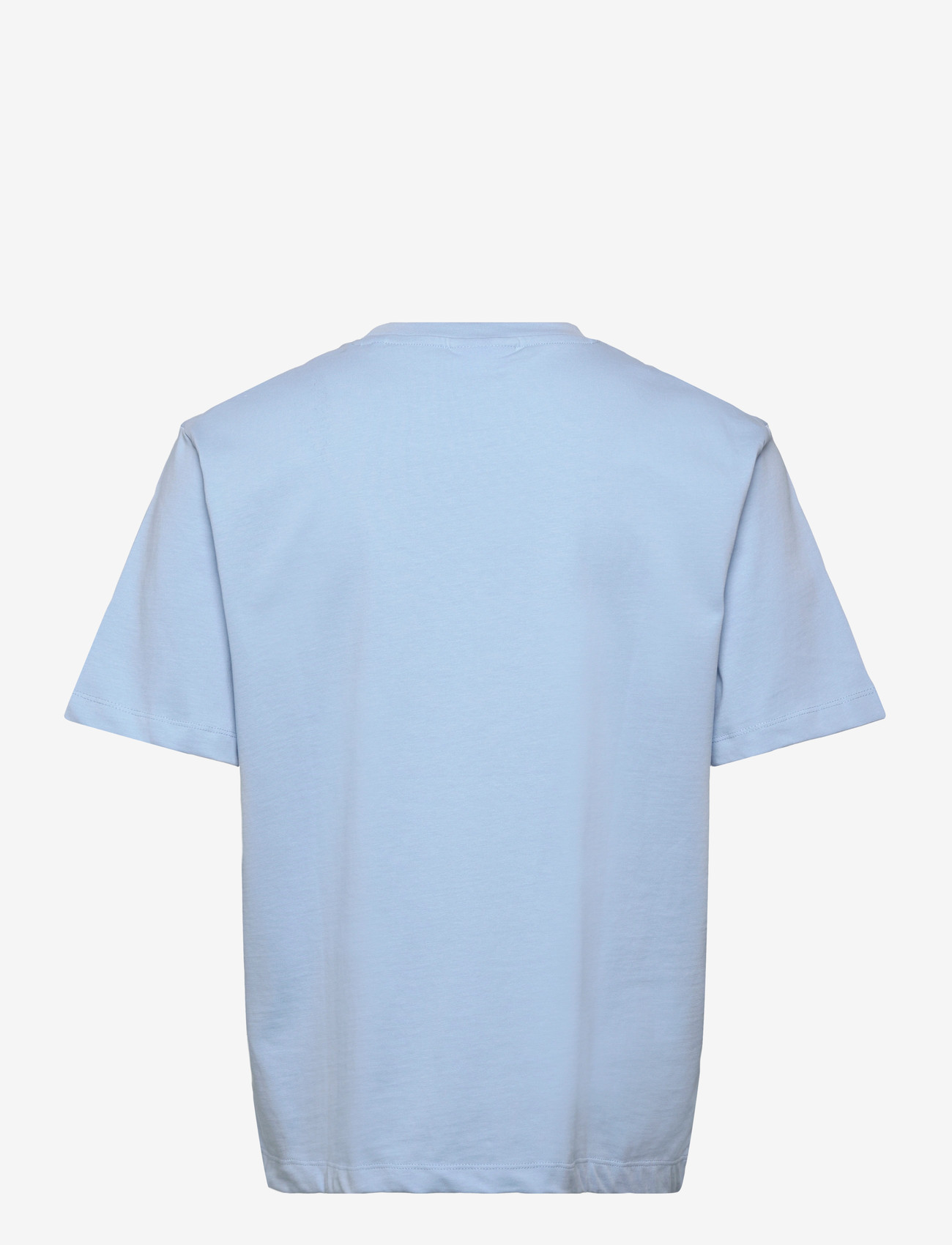 Lindbergh - Oversized o-neck signature tee S/S - lühikeste varrukatega t-särgid - soft blue - 2