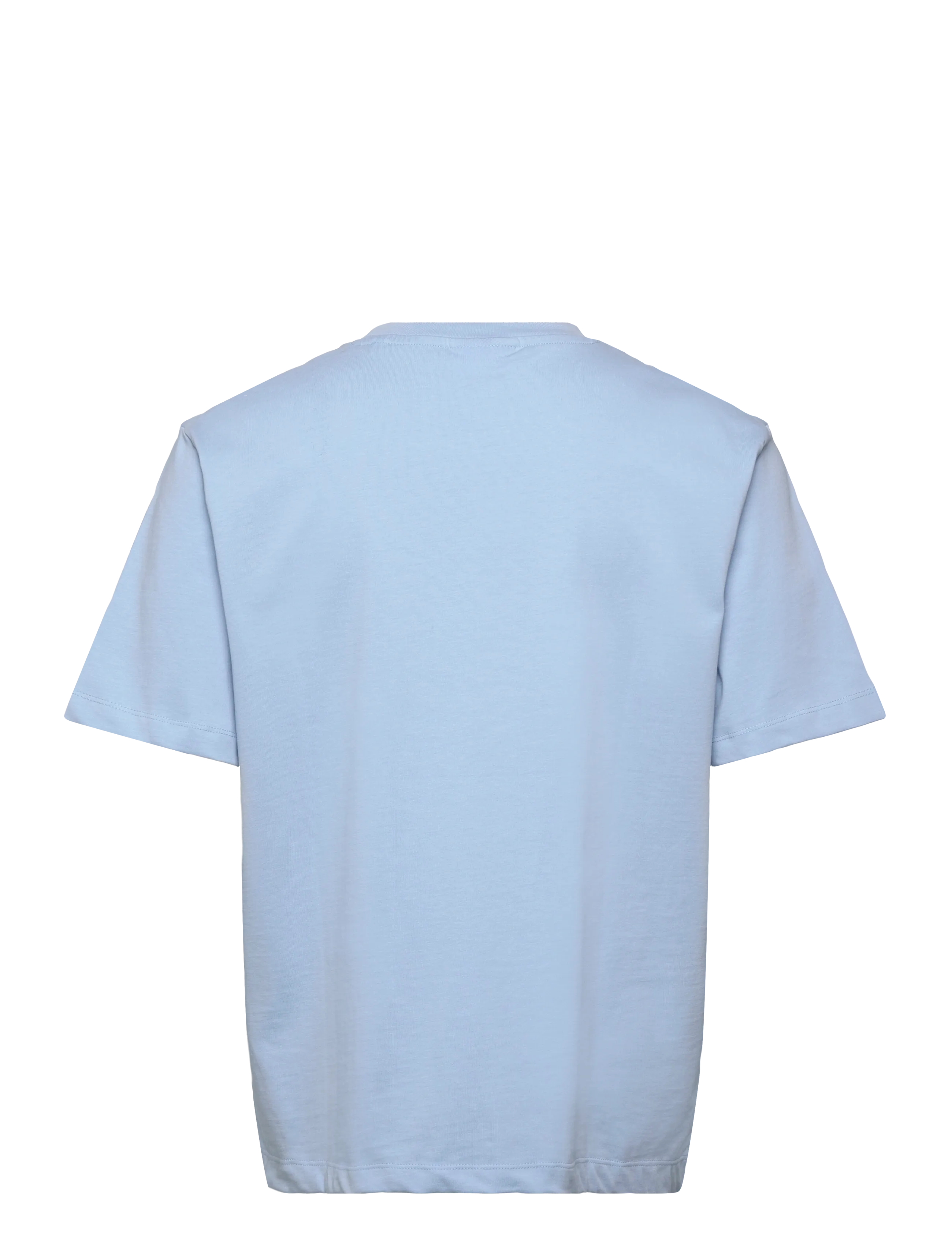 Lindbergh - Oversized o-neck signature tee S/S - korte mouwen - soft blue - 2