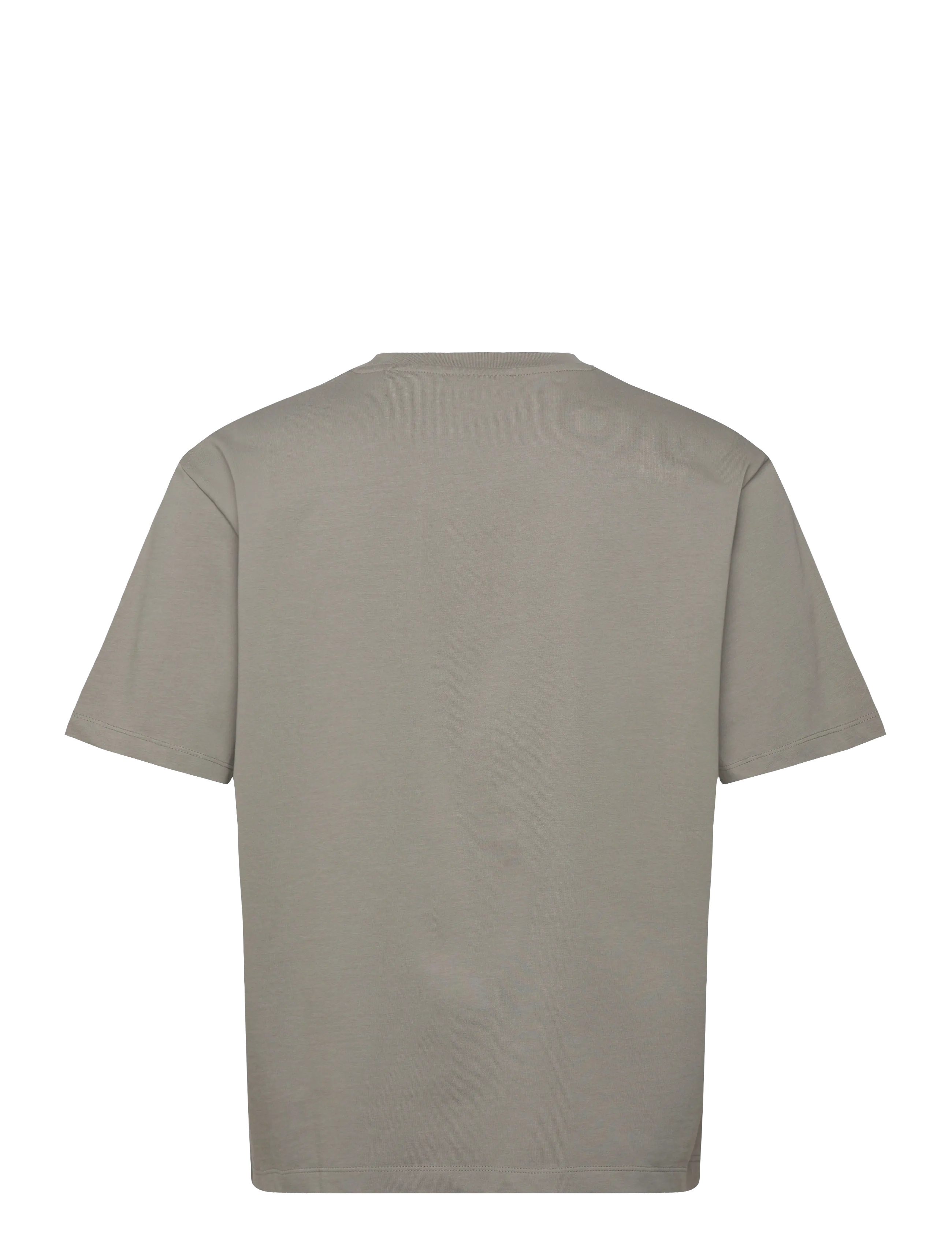 Lindbergh - Oversized o-neck signature tee S/S - stutterma bolir - stone grey - 2