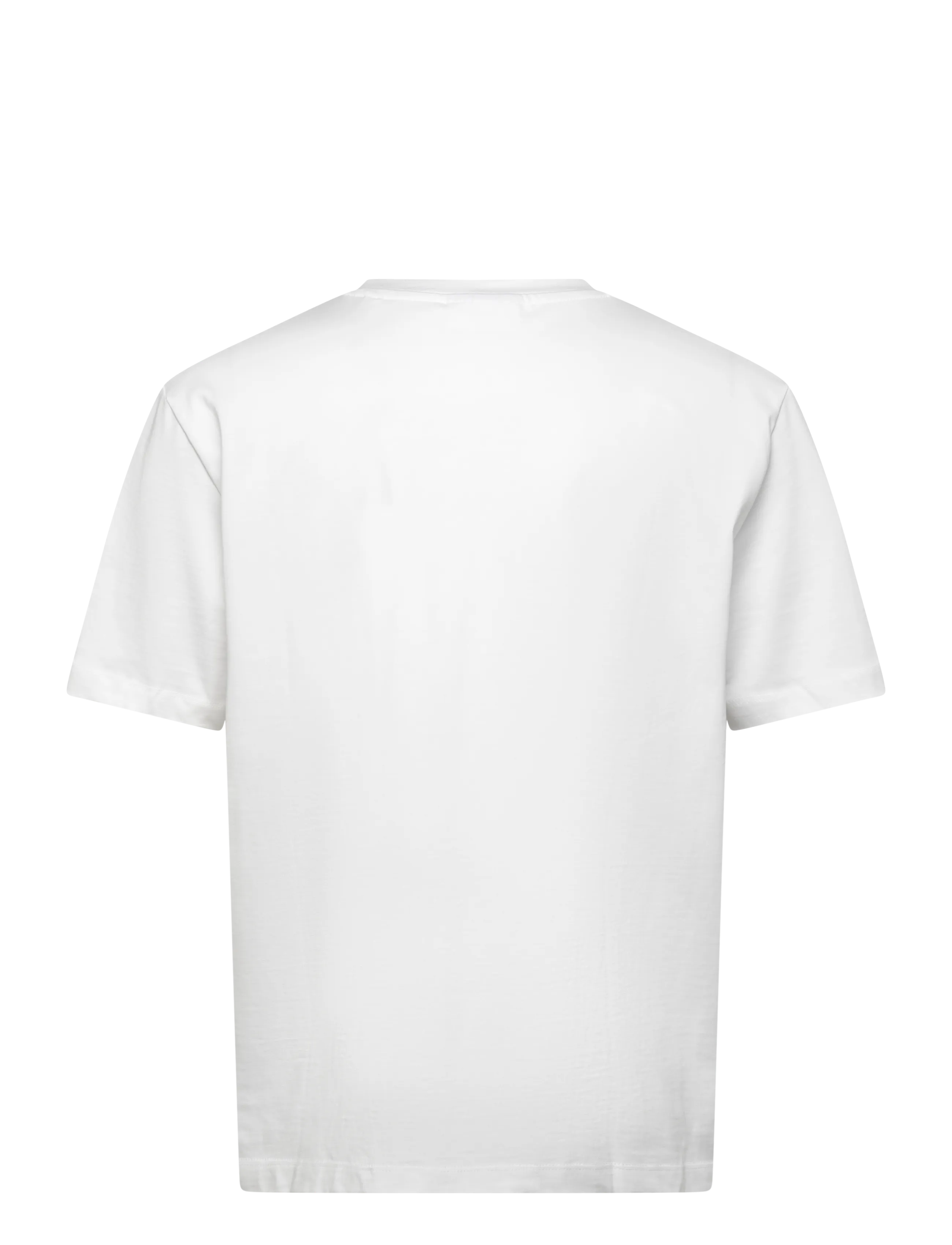 Lindbergh - Oversized o-neck signature tee S/S - short-sleeved t-shirts - white - 2
