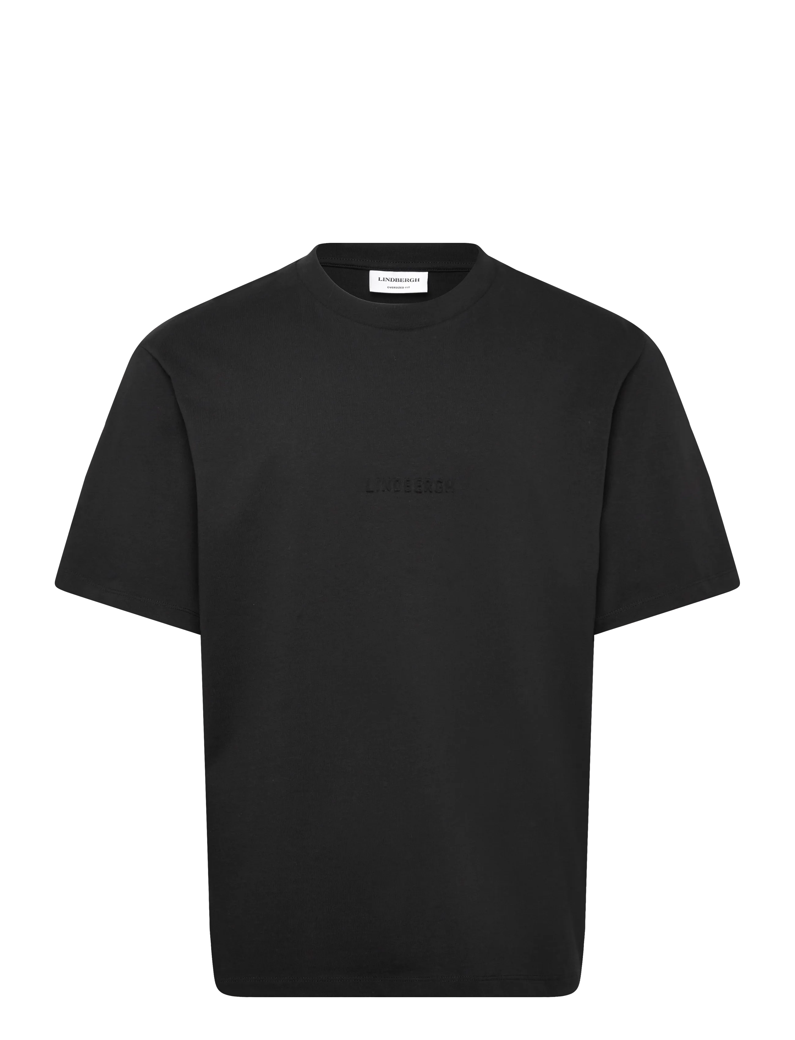 LINDBERGH Oversized Marke Carrier Tee S/S Schwarz - M - Herren