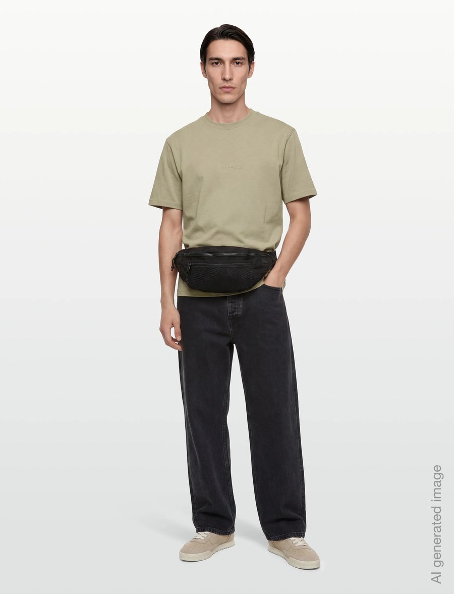 Lindbergh - Oversized brand carrier tee S/S - kurzärmelige t-shirts - dusty olive - 0