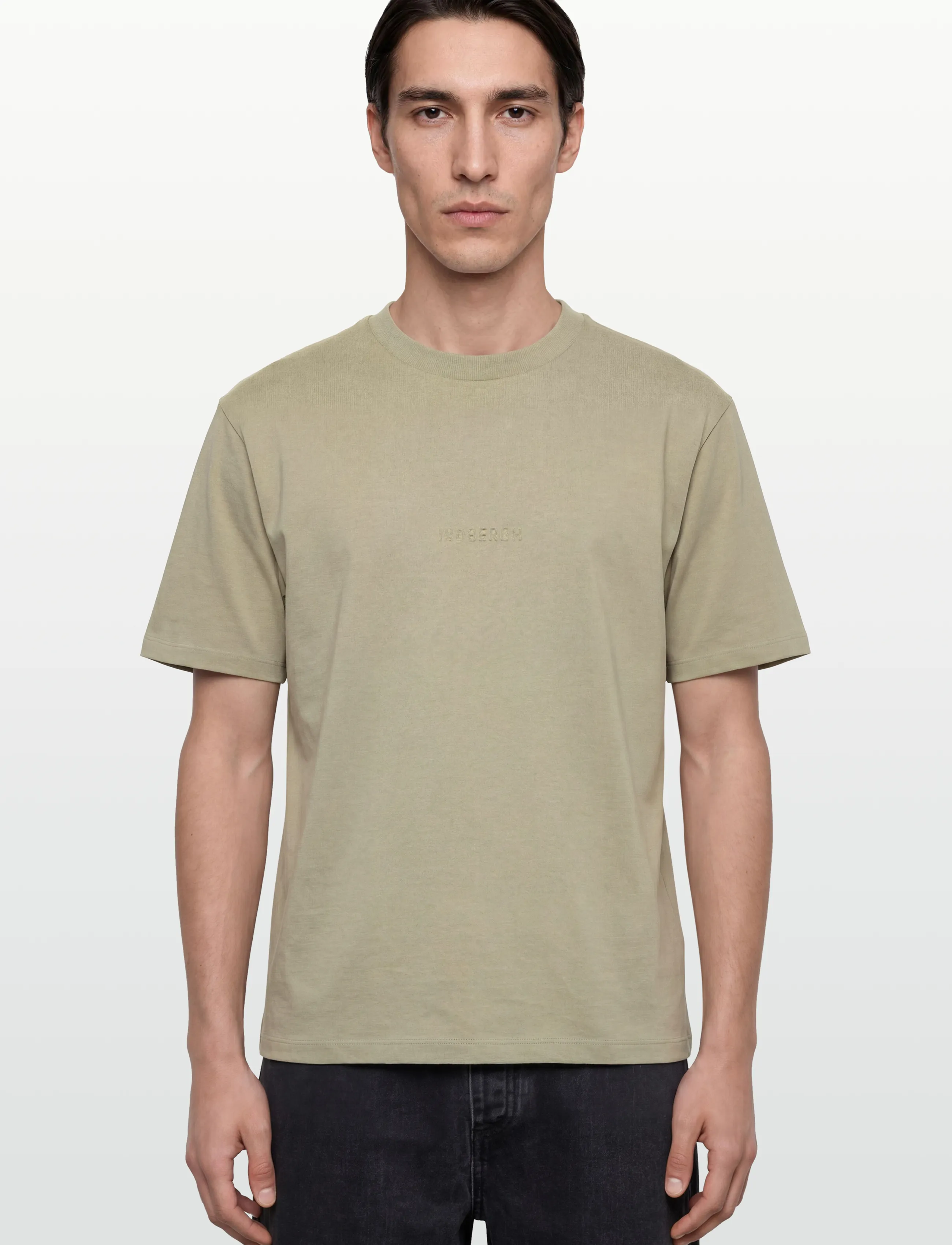 Lindbergh - Oversized brand carrier tee S/S - kurzärmelig - dusty olive - 3