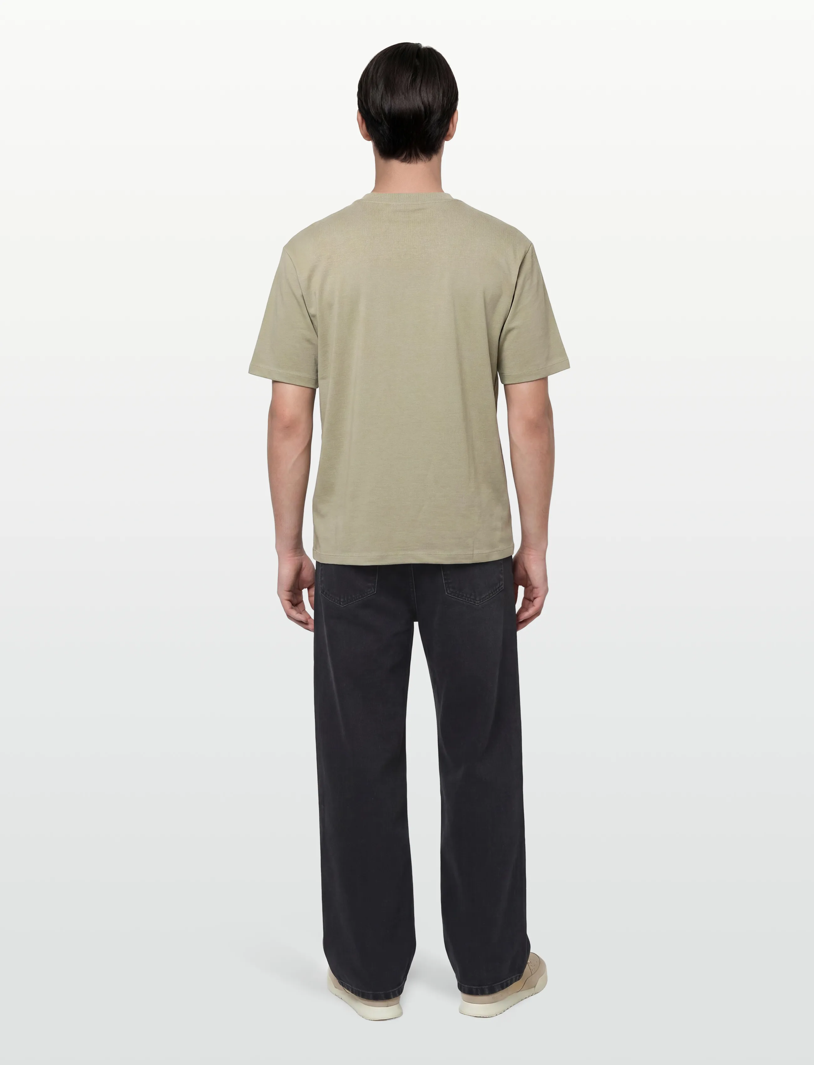 Lindbergh - Oversized brand carrier tee S/S - kurzärmelig - dusty olive - 4