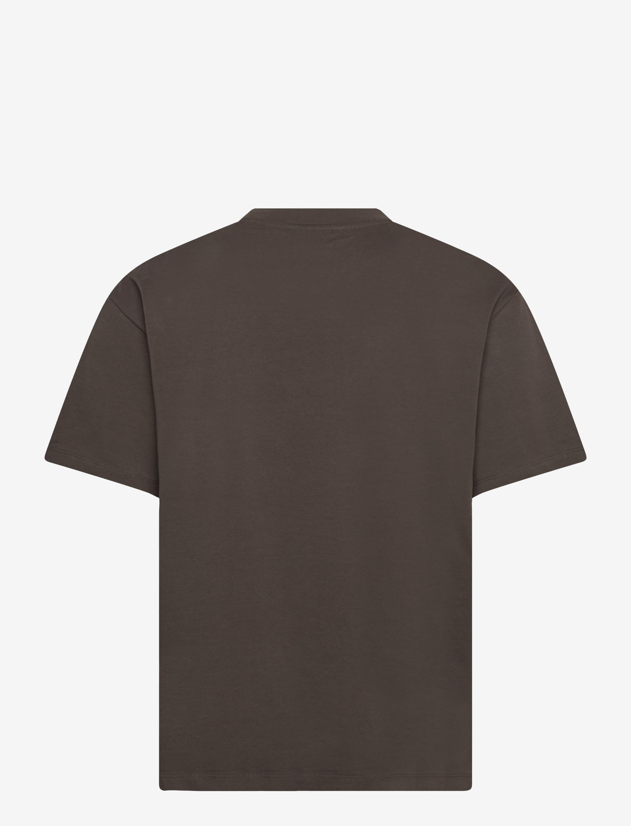 Lindbergh - Oversized brand carrier tee S/S - lühikeste varrukatega t-särgid - ebony brown - 2
