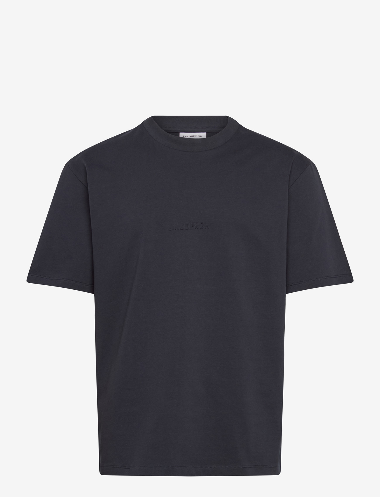 Lindbergh - Oversized brand carrier tee S/S - lühikeste varrukatega t-särgid - navy - 1