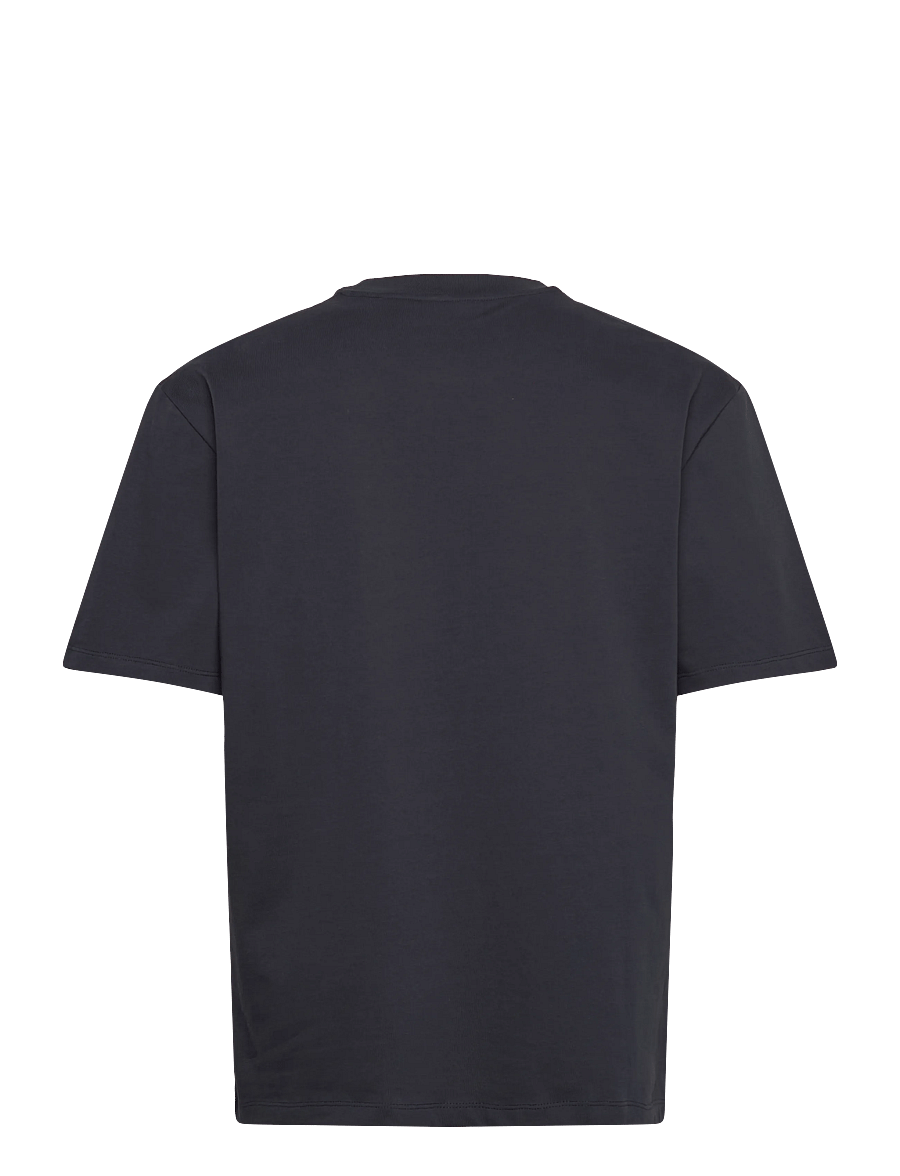 Lindbergh - Oversized brand carrier tee S/S - kortärmade t-shirts - navy - 2