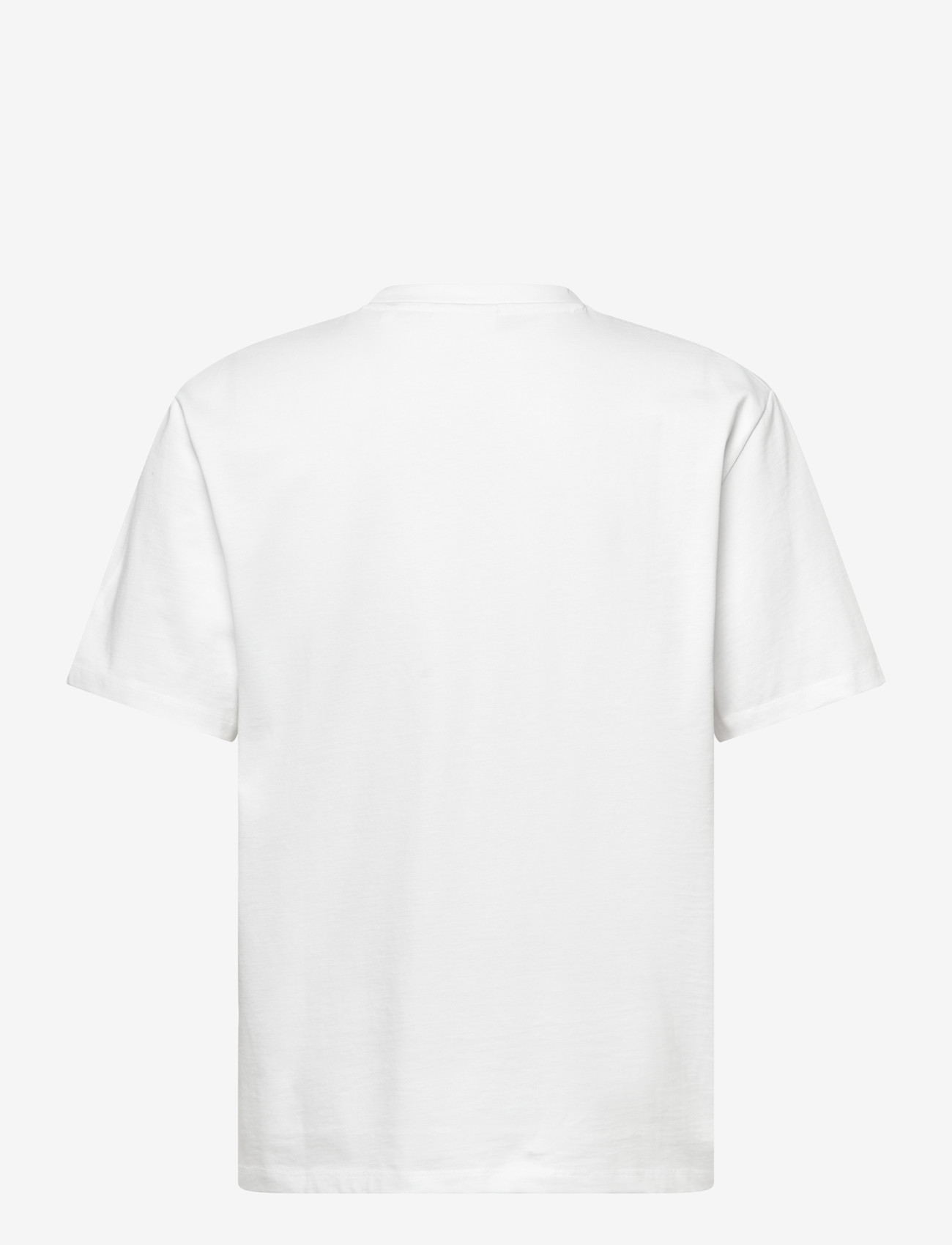 Lindbergh - Oversized brand carrier tee S/S - lühikeste varrukatega t-särgid - white - 2