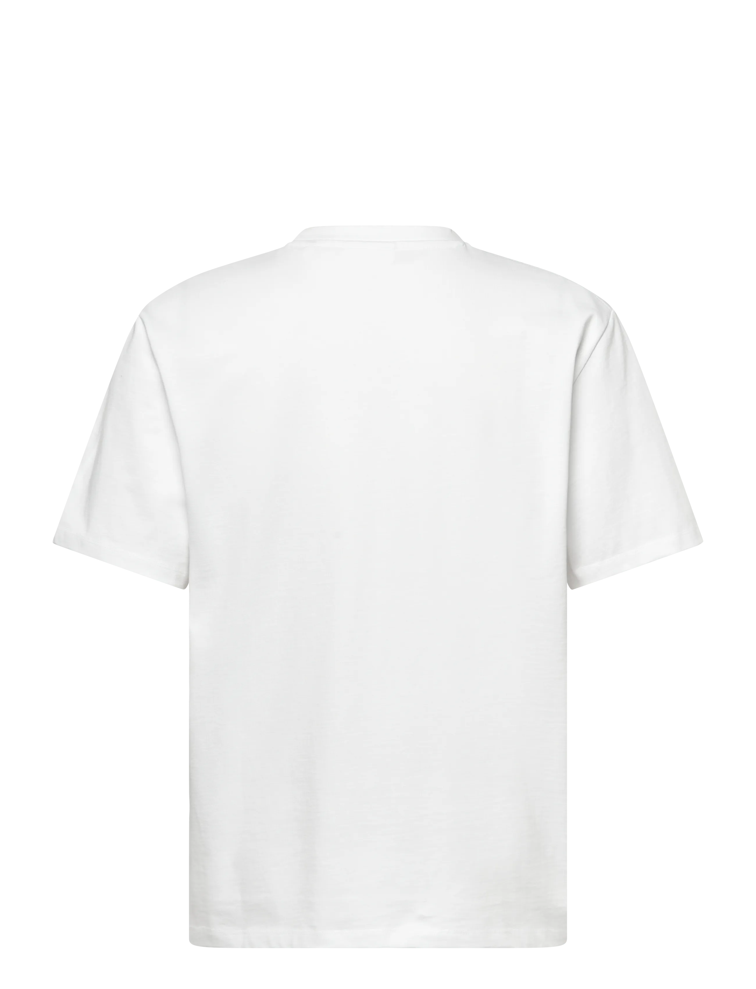 Lindbergh - Oversized brand carrier tee S/S - lühikeste varrukatega t-särgid - white - 2